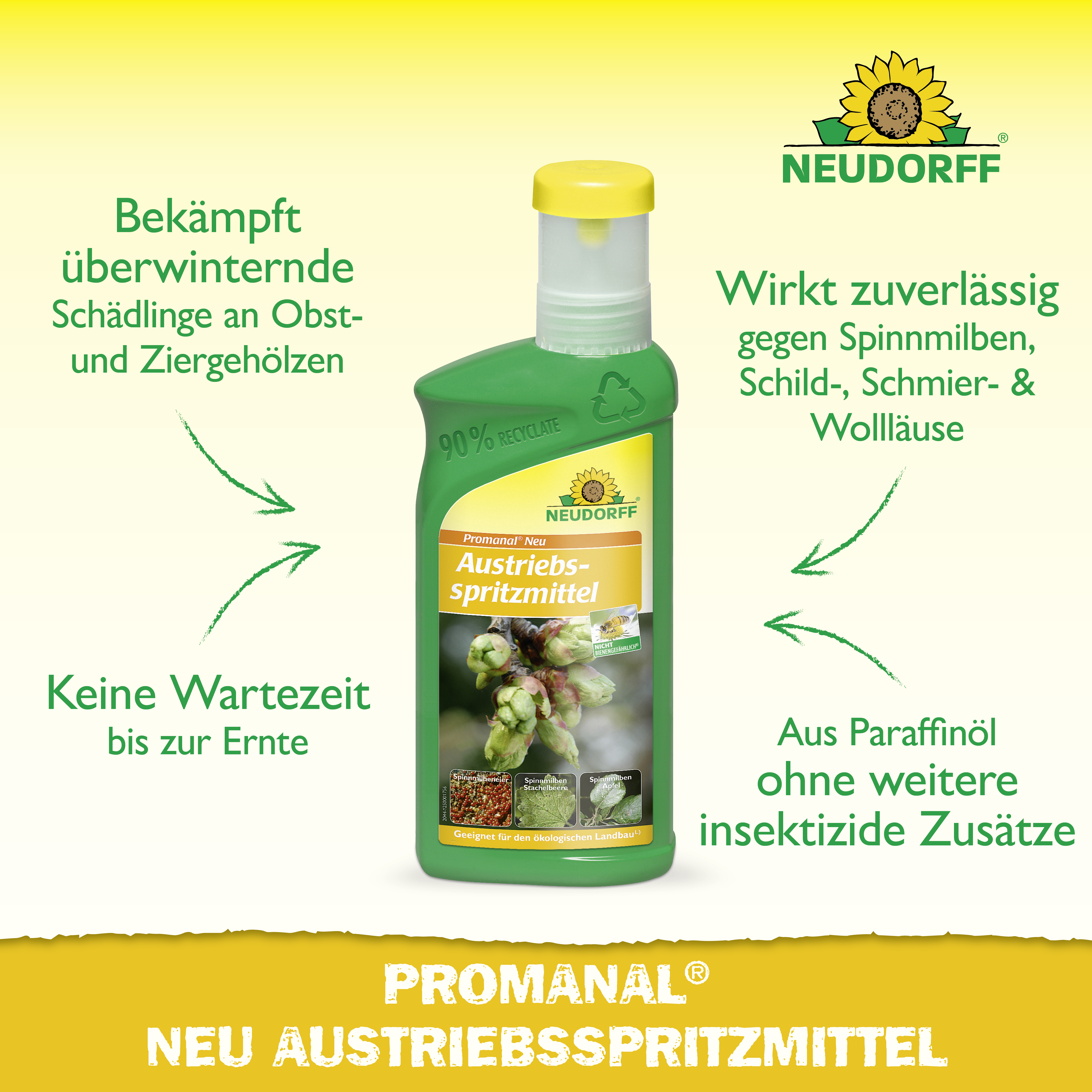 Neudorff Promanal Neu Austriebsspritzmittel, 500 ml