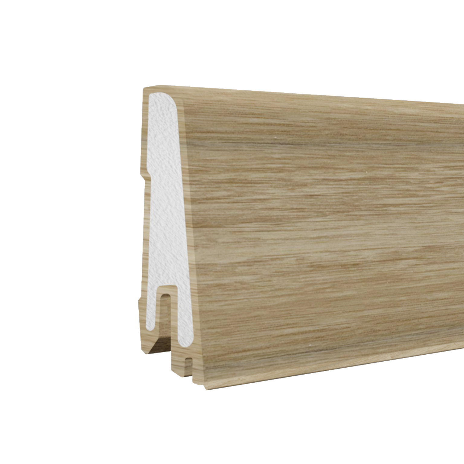 Döllken Hartschaum-Sockelleiste Modern 60 Clip, colorado oak