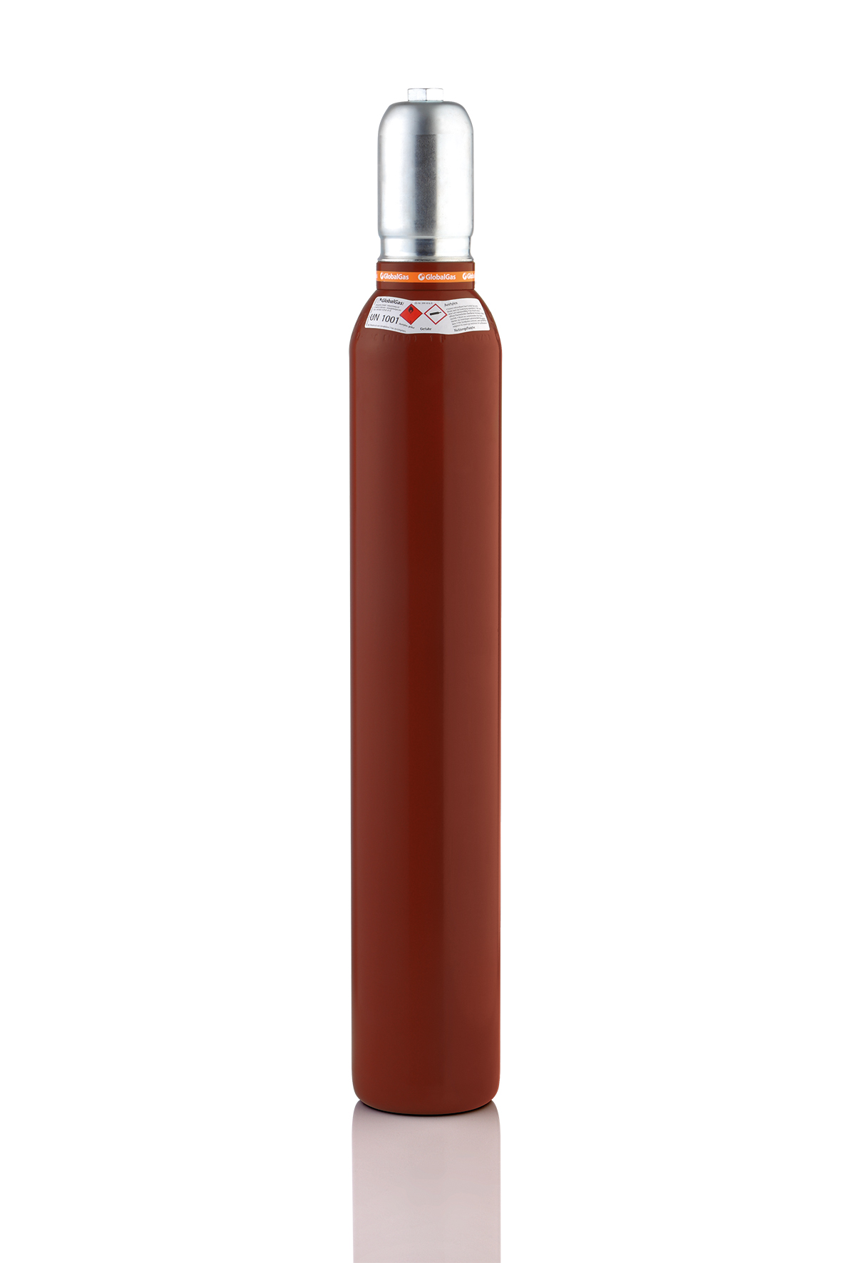 Globalgas Acetylen Nutzungsflasche, 10 L, leer Globalgas Acetylen Nutzungsflasche, 10 L, leer