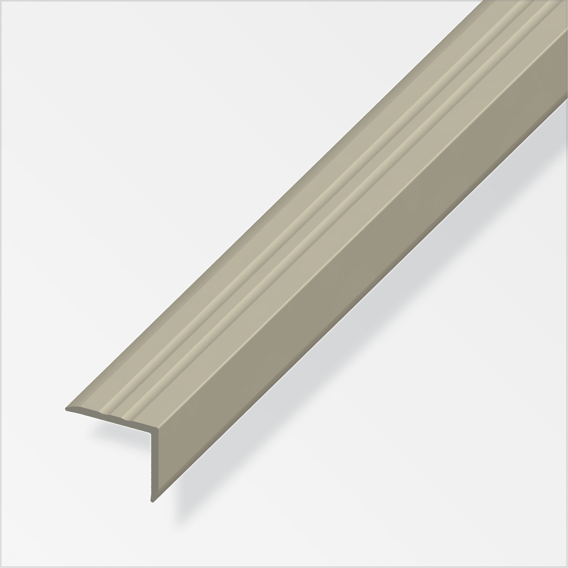 123613_Treppen-Profil Alfer Treppen-Profil 25 x 21 mm, braunbeige