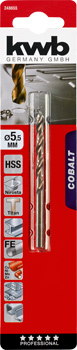 248655-300 Kwb Kobalt Spiralbohrer, 5,5 mm