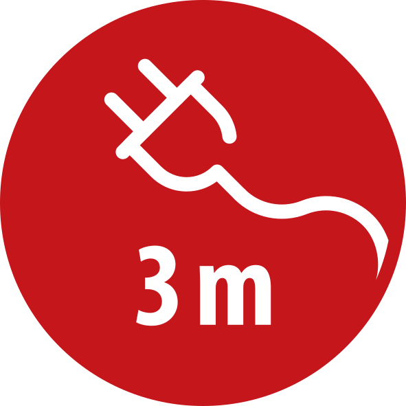 Brennenstuhl Klemmbare Steckdosenleiste 3-fach, weiß/anthrazit