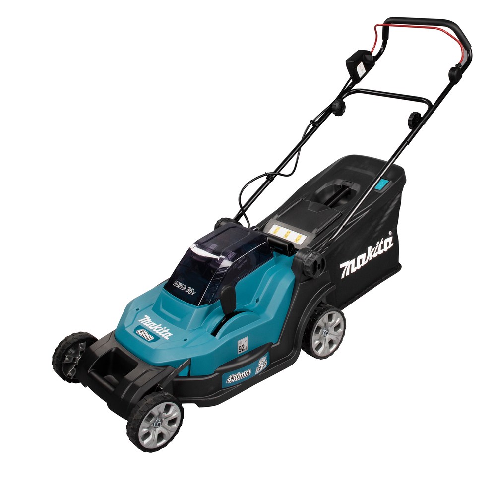 Makita Akku-Rasenmäher 2 x 18V, 5,0AH, 2 Akkus