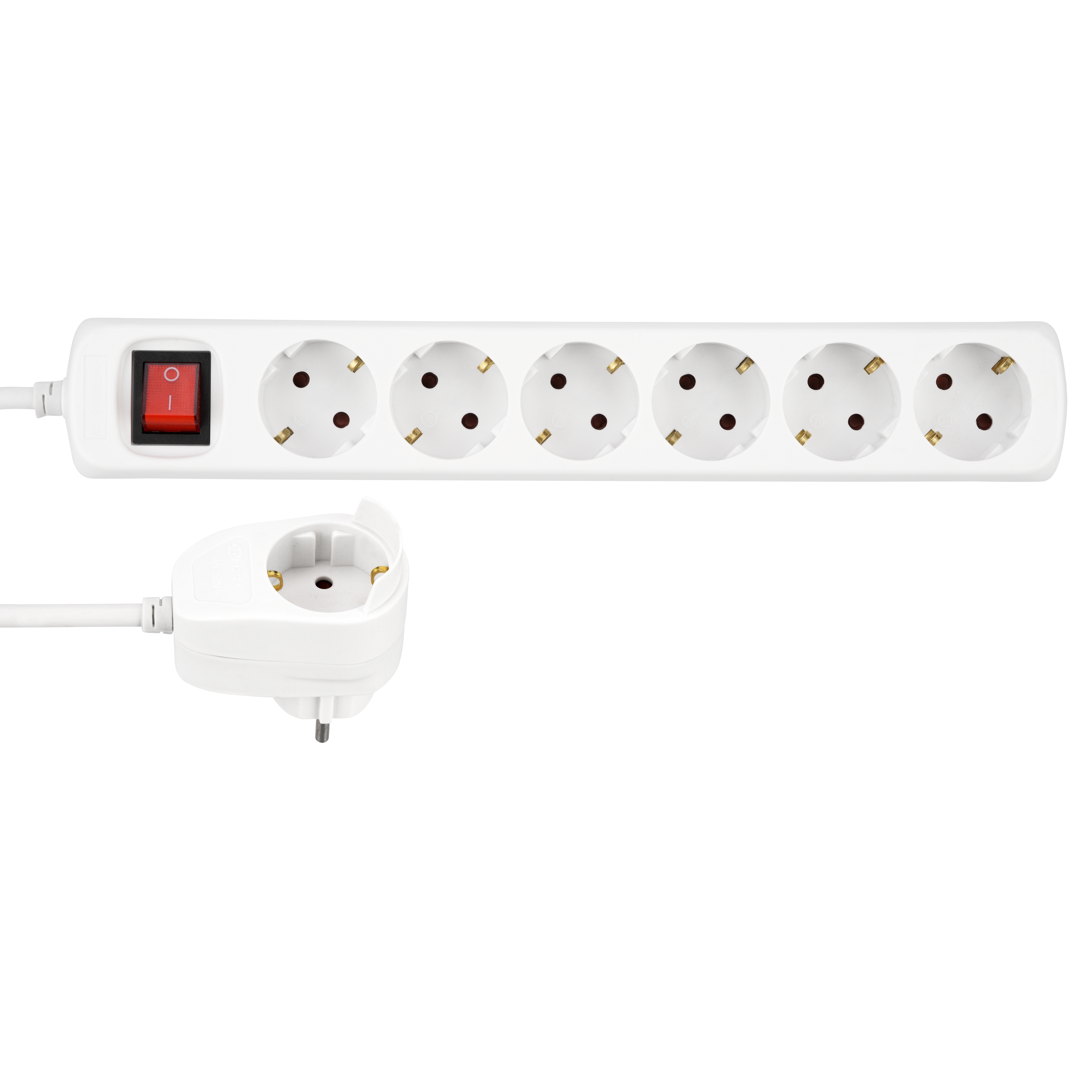 Steckdosenleiste Powersplit 6-fach, 2m Steckdosenleiste Powersplit 6-fach, 2m
