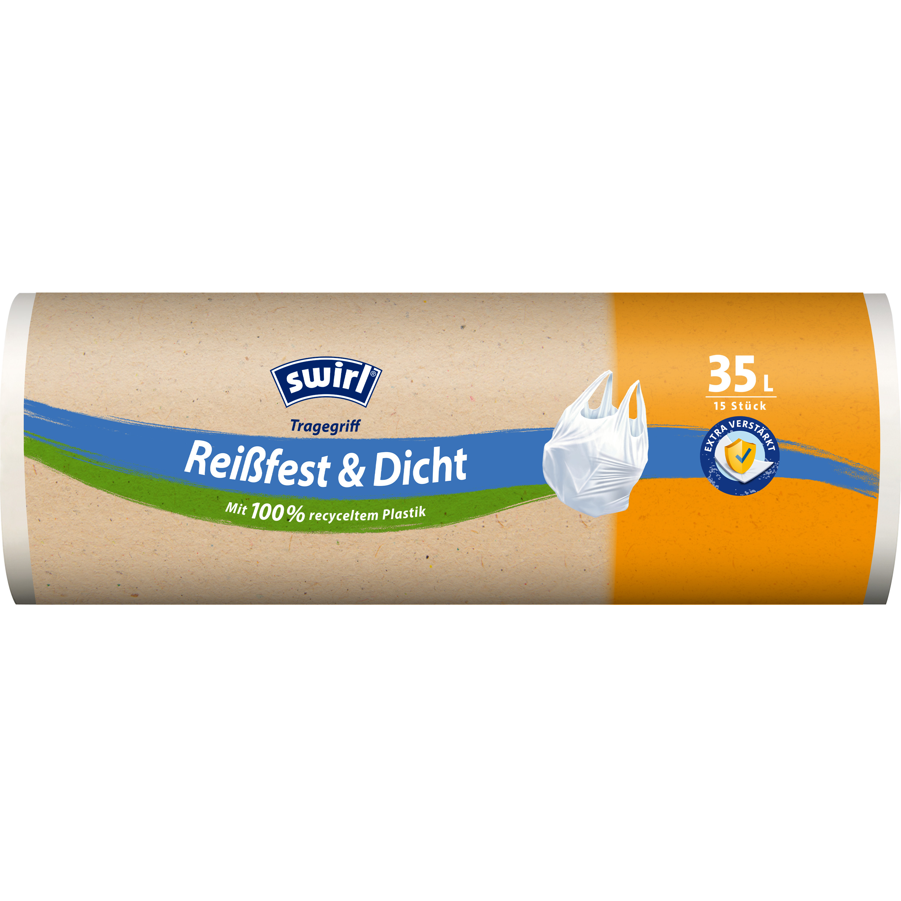 Swirl® Tragegriff-Müllbeutel, 35 l Swirl® Tragegriff-Müllbeutel, 35 l