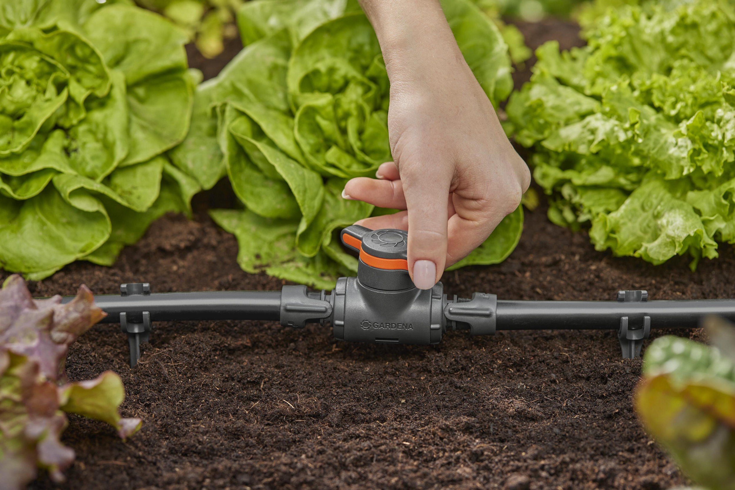 Gardena Micro-Drip-System Regulier-/Absperrventil 13 mm (1/2") - Inhalt: 1 Stück