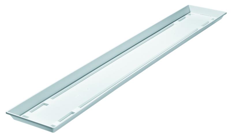 136212-80410010-L BLUMENKASTEN-UNTERSETZER 100CM WEISS GEL