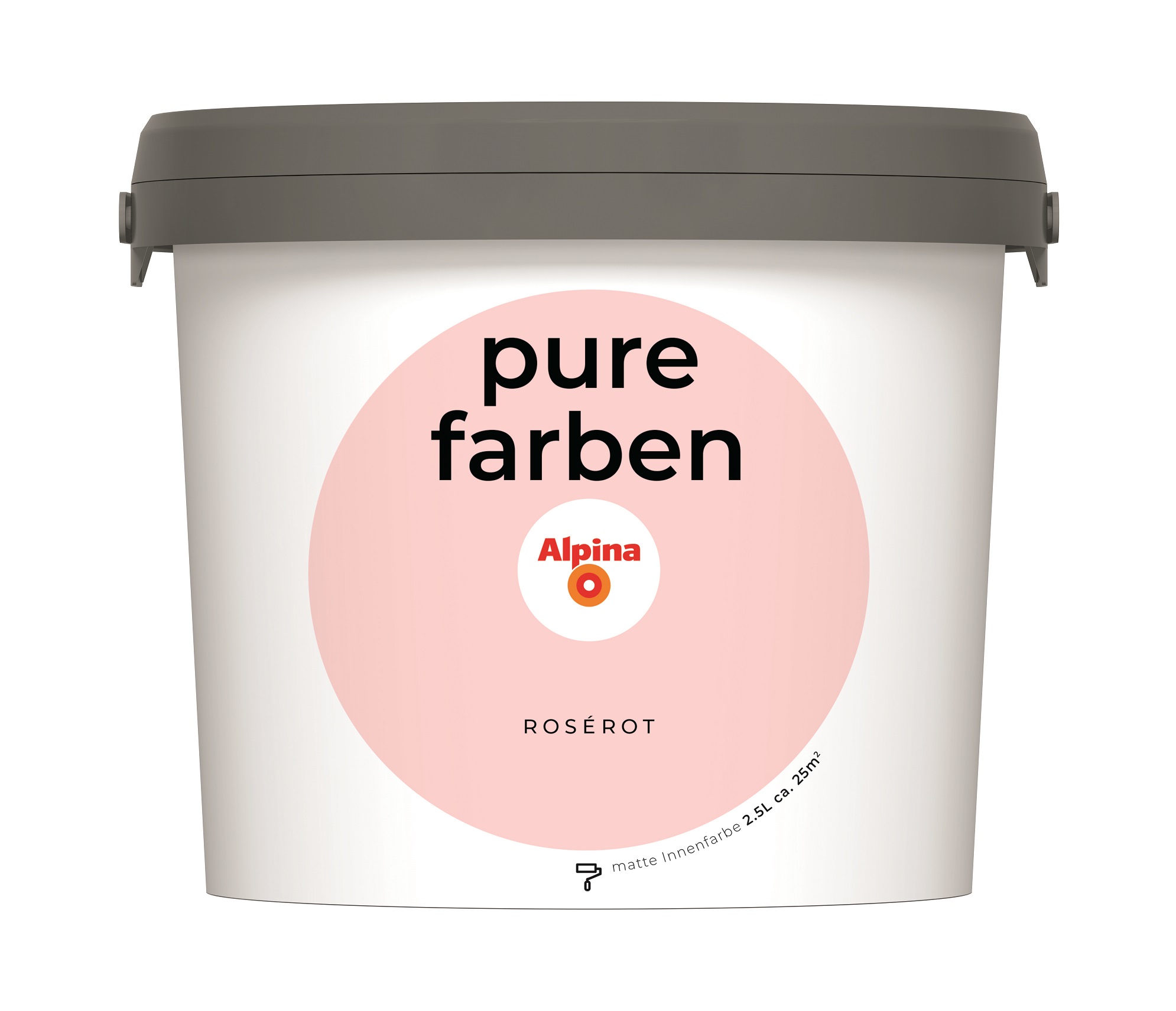 Alpina Pure Farben Rosérot, 2,5 Liter