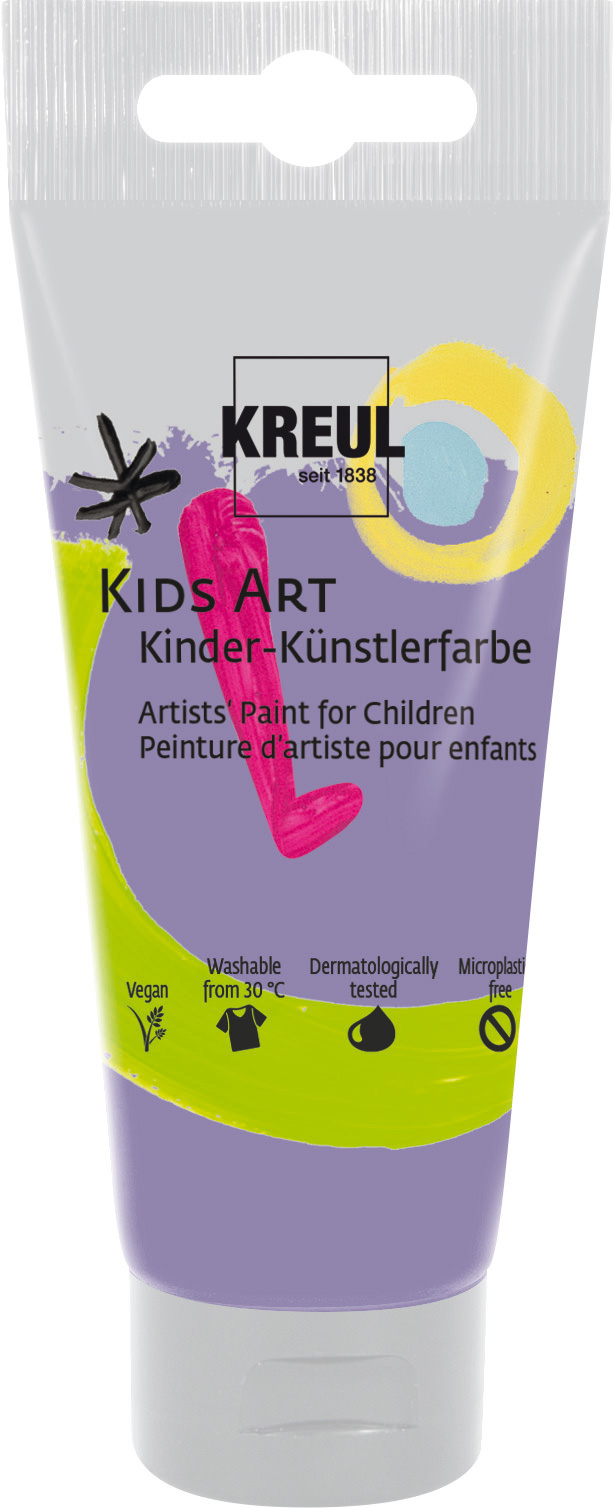 Kreul Kids Art Kinder-Künstlerfarbe Violett, 75 ml