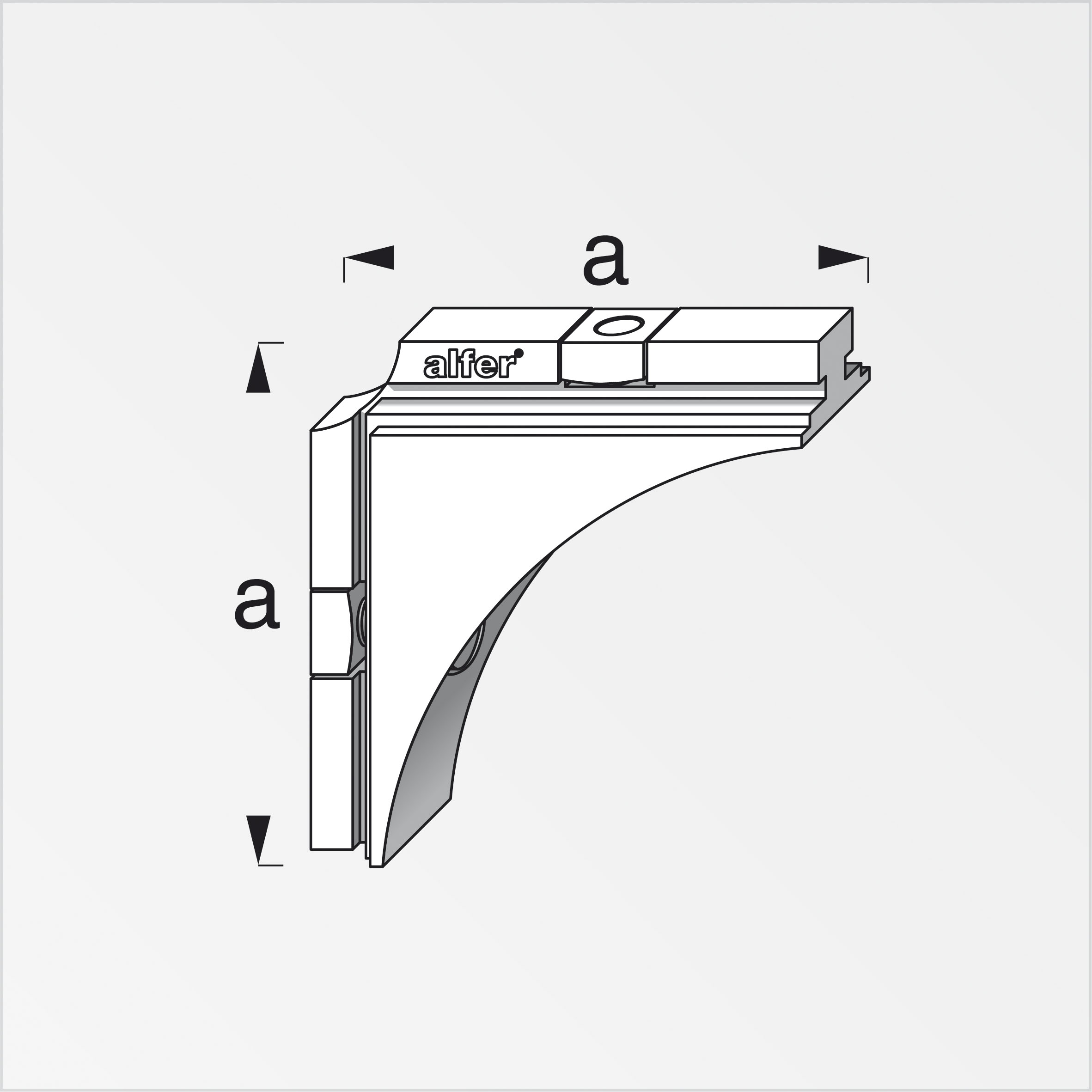 Alfer coaxis®-Verbindungswinkel, 20 Stück