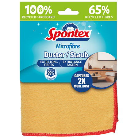 Spontex Microfibre Staub x1 Recyclingfasern Spontex Microfibre Staub x1 Recyclingfasern
