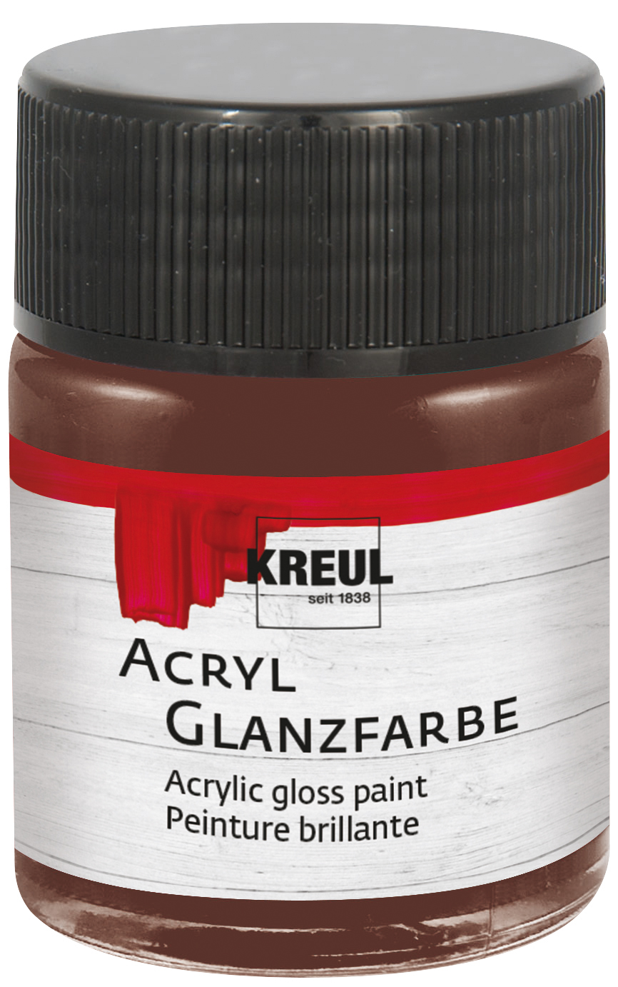 79511_KREUL_AcrylGlanzfarbe_Dunkelbraun_50ml_RGB Glanzfarbe