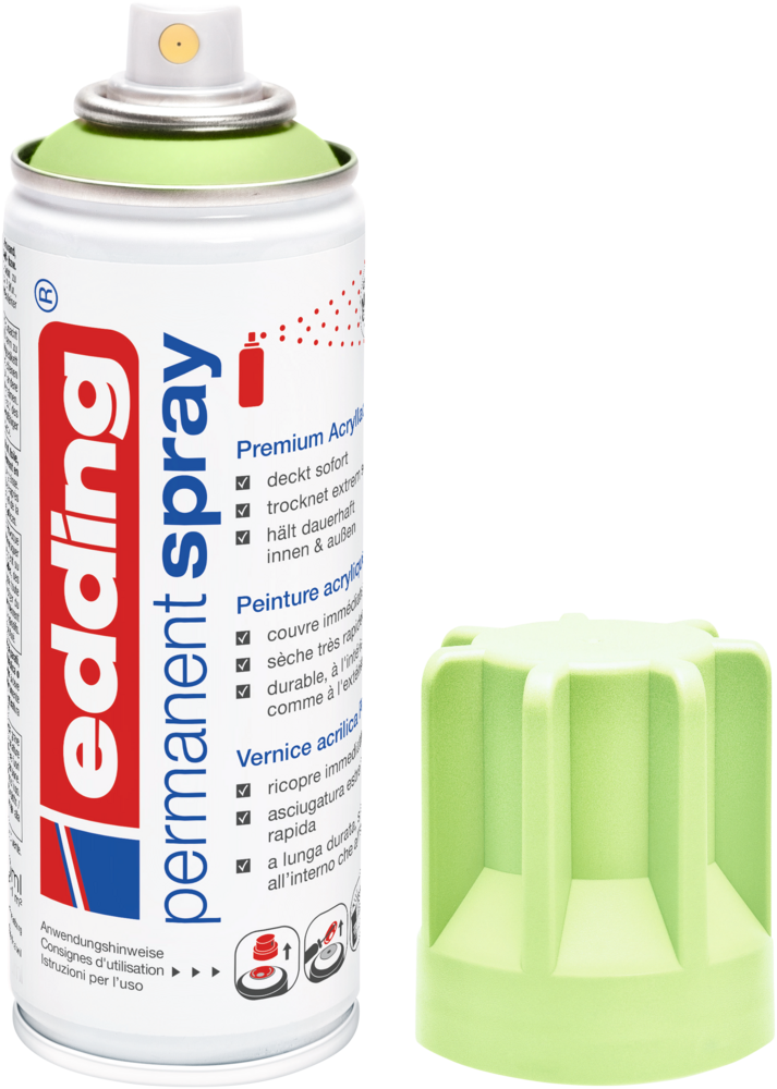 Edding 5200 Permanentspray Premium Acryllack pastellgrün matt Edding 5200 Permanentspray Premium Acryllack pastellgrün matt