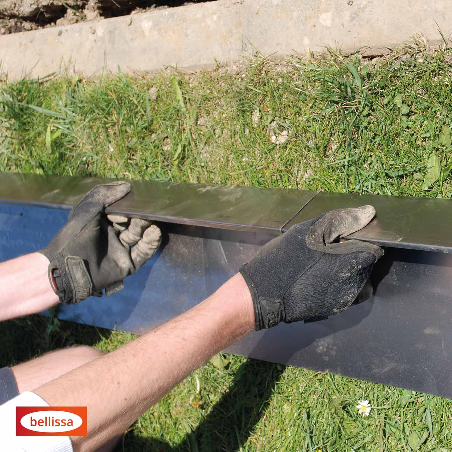 bellissa Schneckenblech Corten, 100 x 20 cm