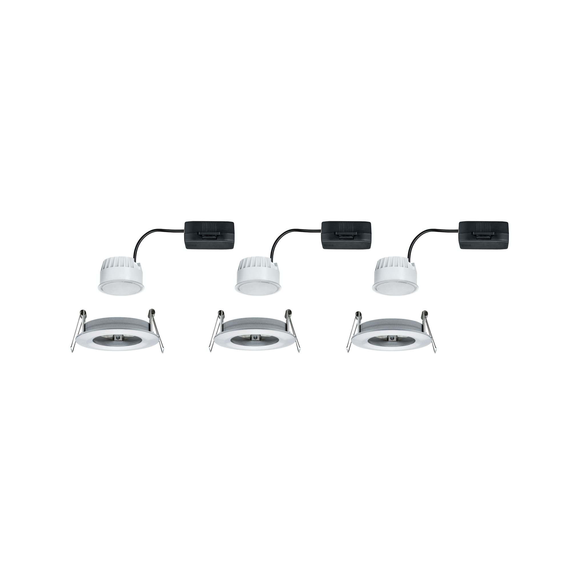 PAULMANN EINBAULEUCHTE  3X6,5W 2700K RUND ALU
