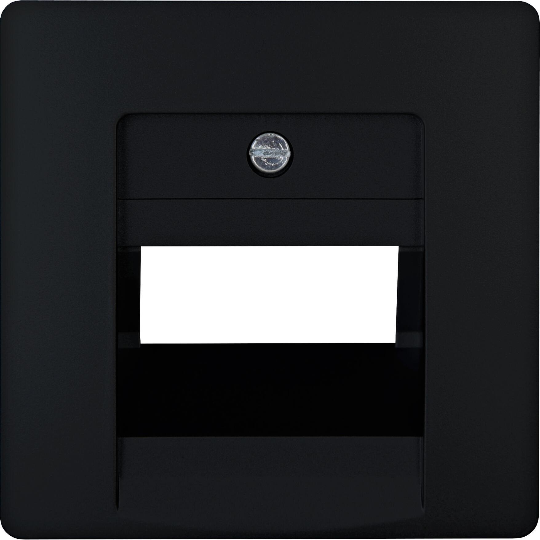 Kopp PARIS UAE-Abdeckung, matt schwarz Kopp PARIS UAE-Abdeckung, matt schwarz