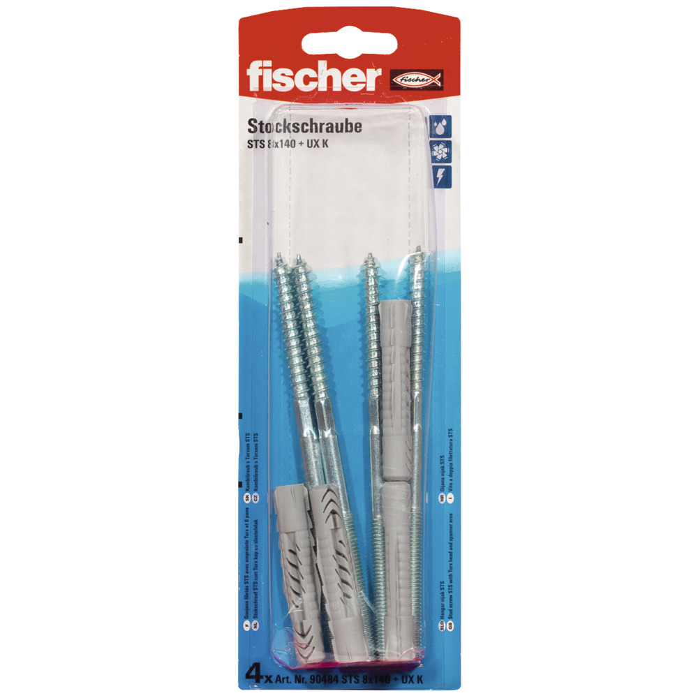 fischer Stockschraube STS 8 x 140 + UX