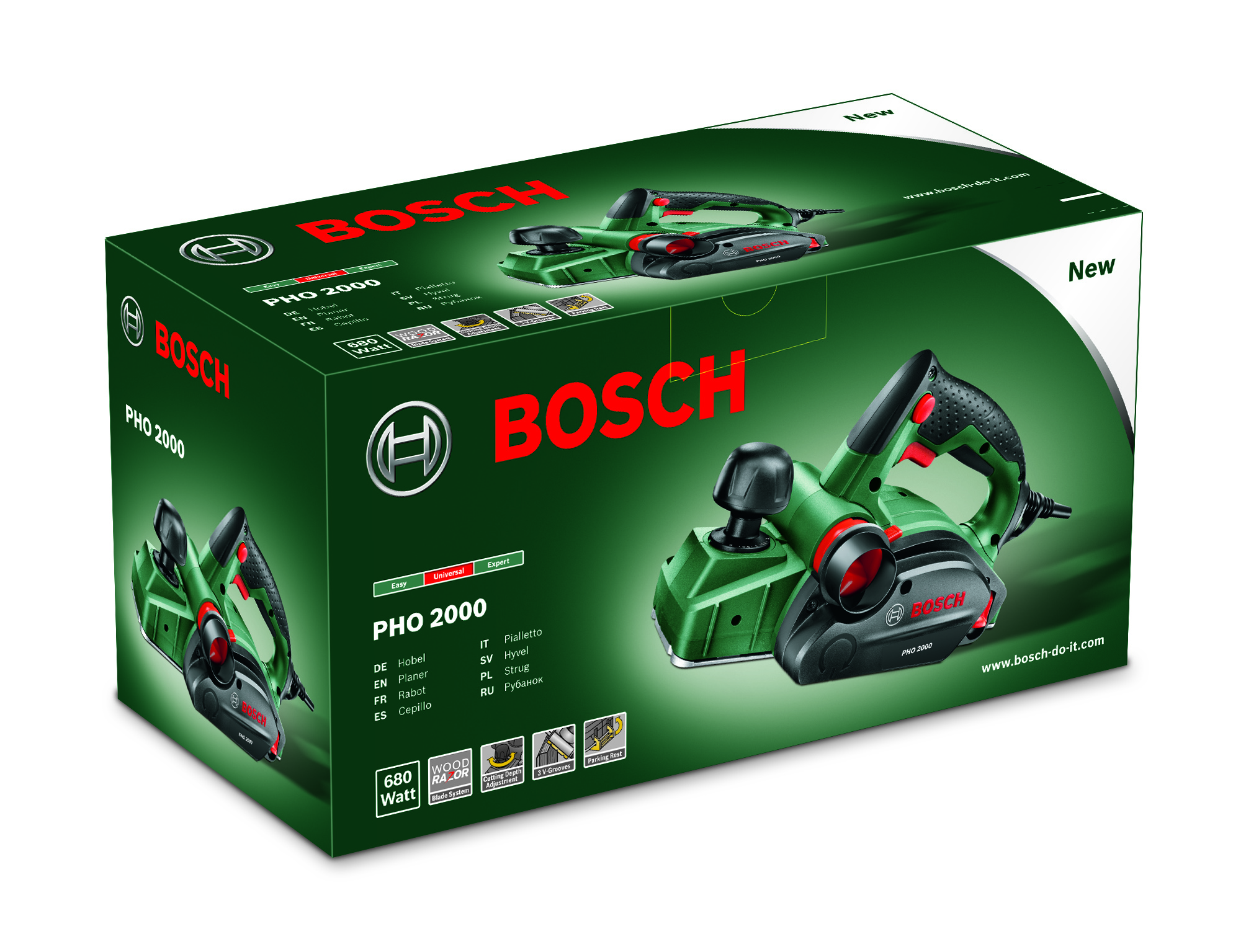 Bosch Handhobel PHO 2000 Verpackung