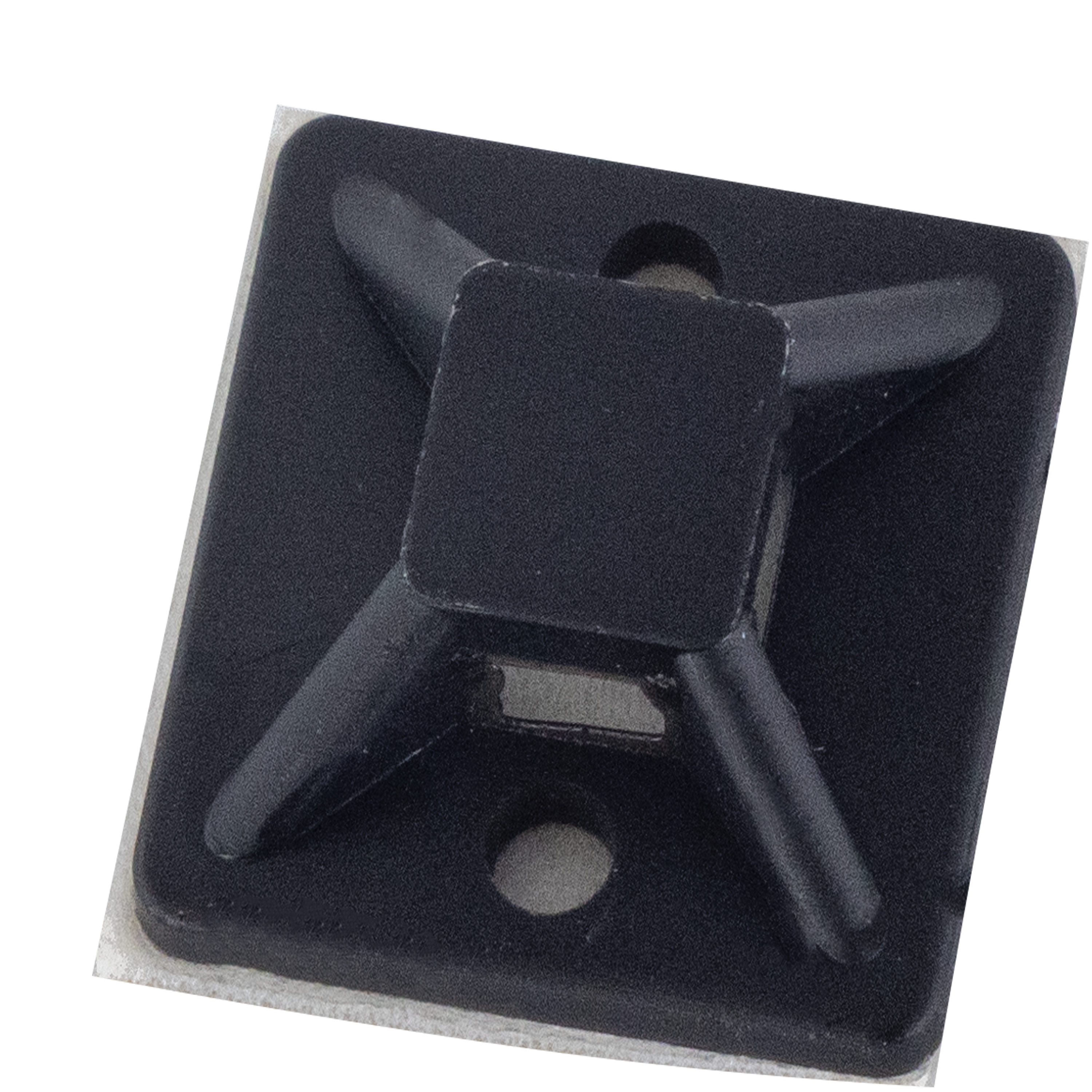 REV Befestigungssockel 19 x 19 mm, selbstklebend, schwarz, 10 Stück