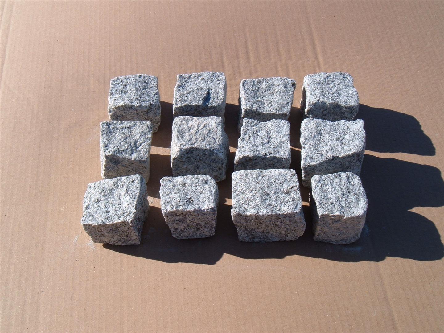 Raiss Mosaikpflaster Granit, Porto black, 5 x 5 x 5 cm