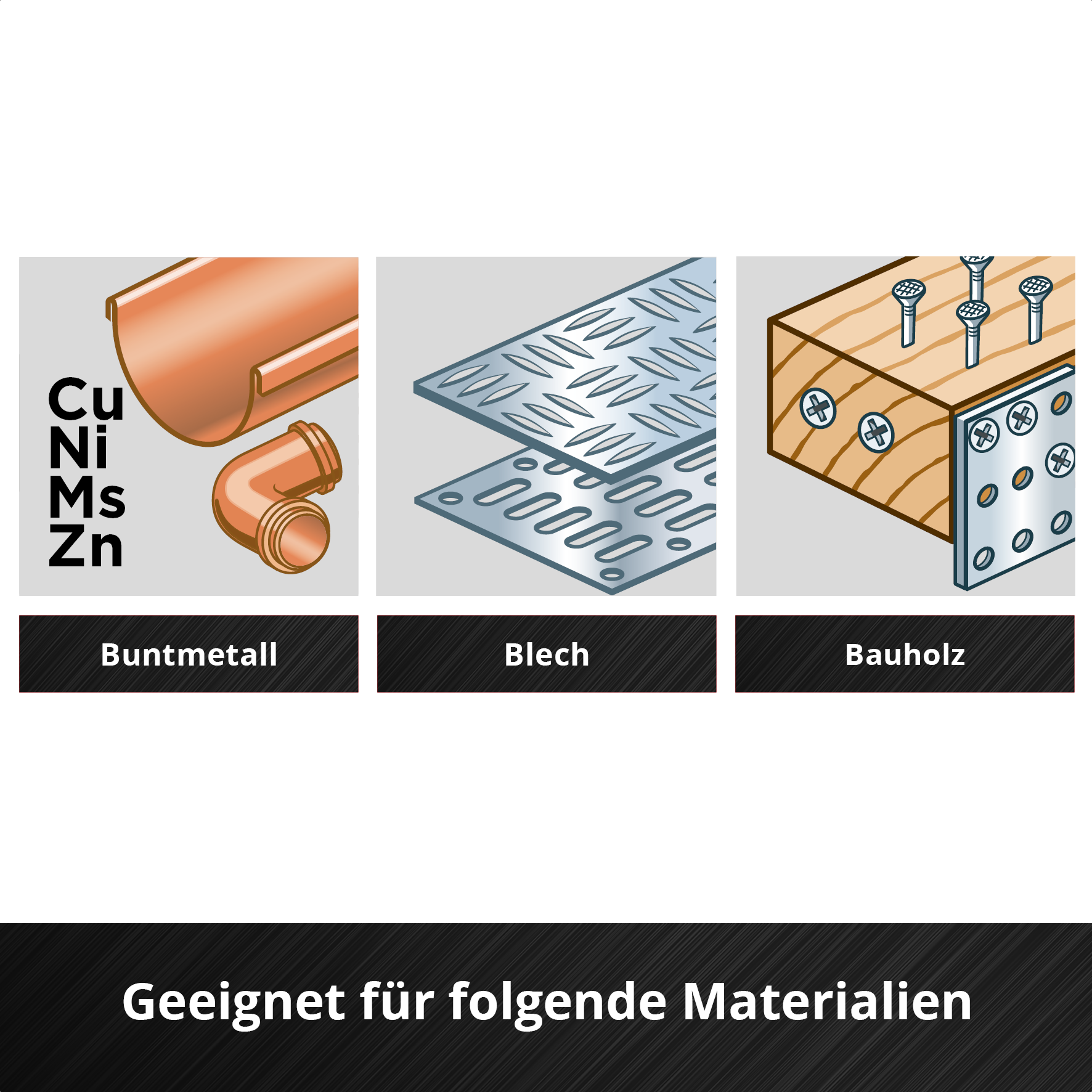 Einhell HSS-BiM-Sägeblatt mit Universalaufnahme und Titanbeschichtung, halbrund, Ø 88 x 0,6 mm