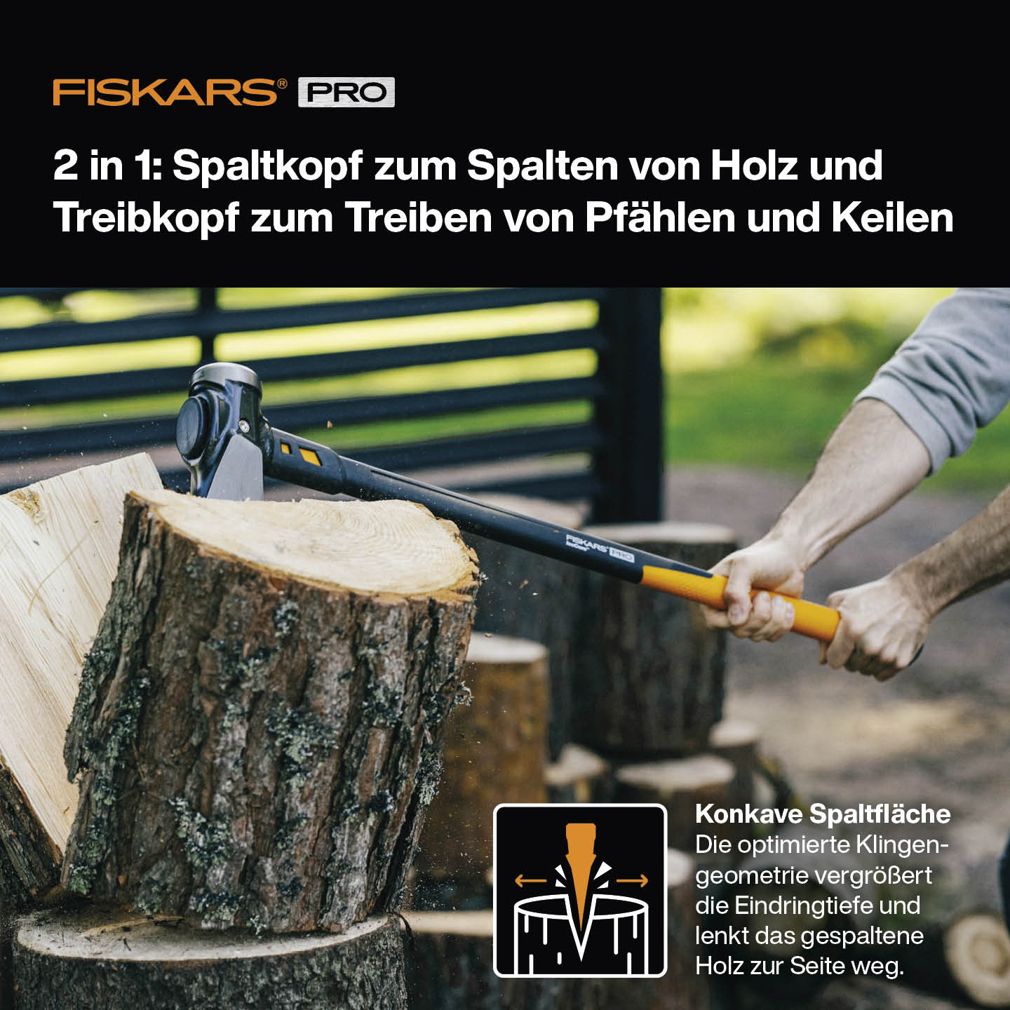 Fiskars IsoCore™ Spalthammer, XXL
