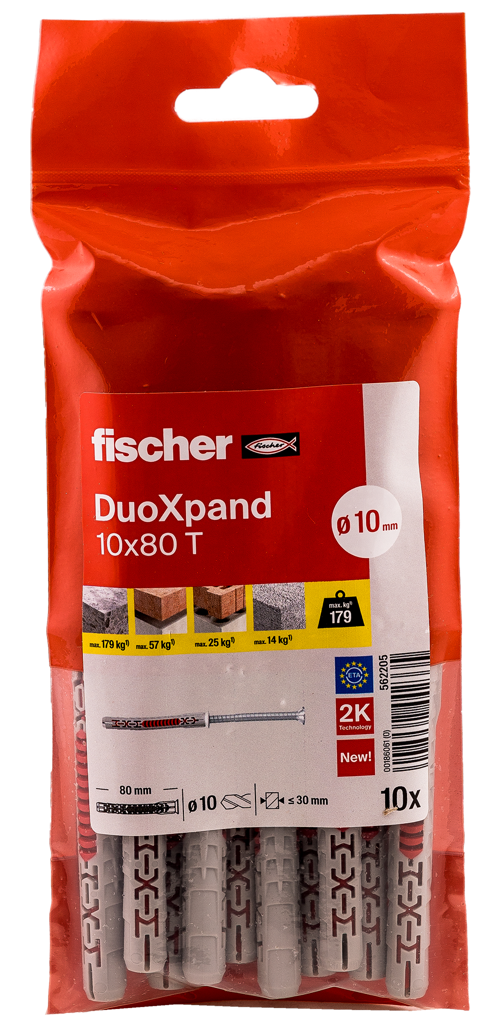fischer DuoXpand 10x80 T B (10) fischer DuoXpand 10x80 T B (10)