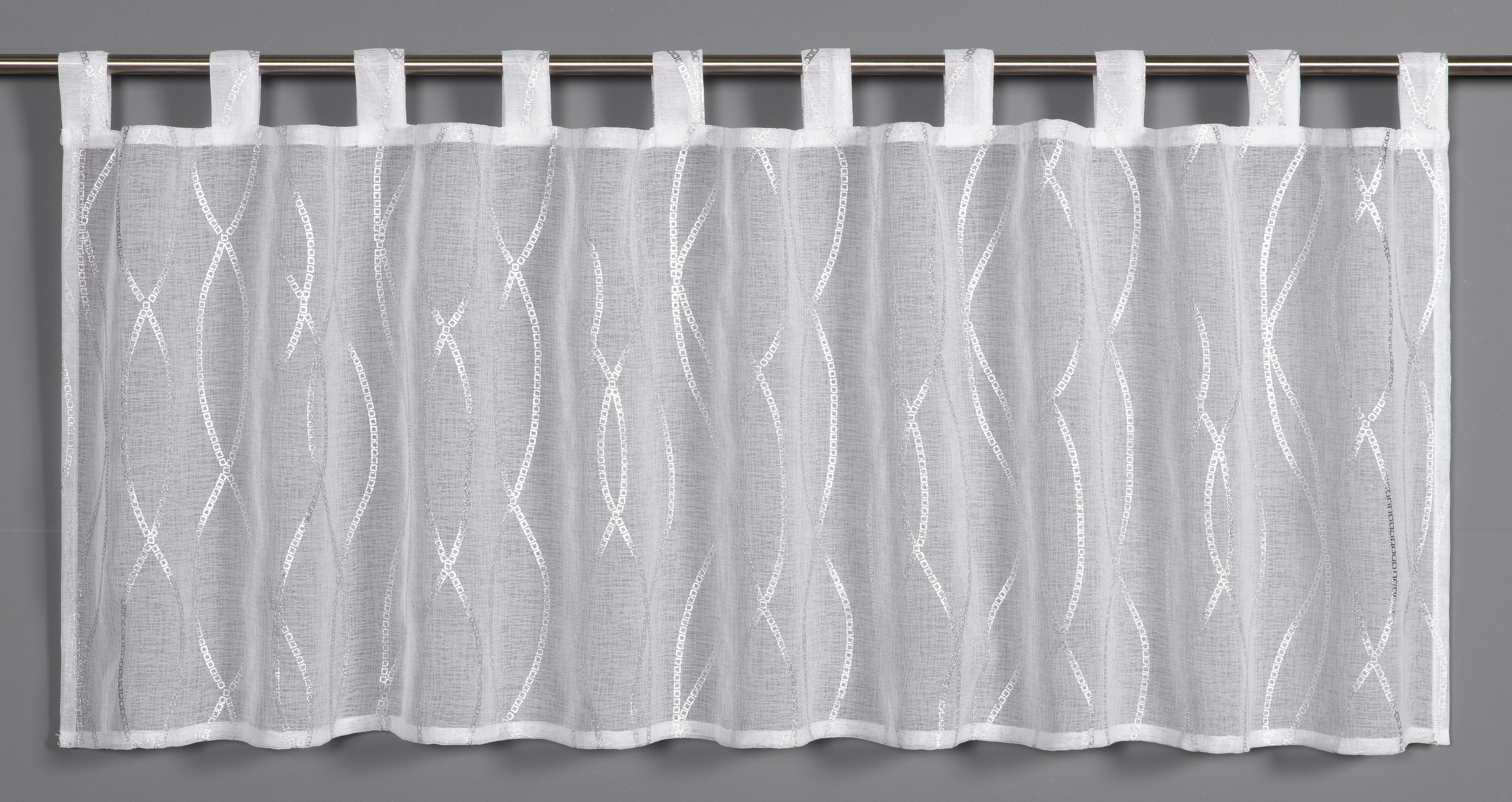 Sehlbach Fertiggardine weiß, 135 x 45 cm Sehlbach Fertiggardine weiß, 135 x 45 cm