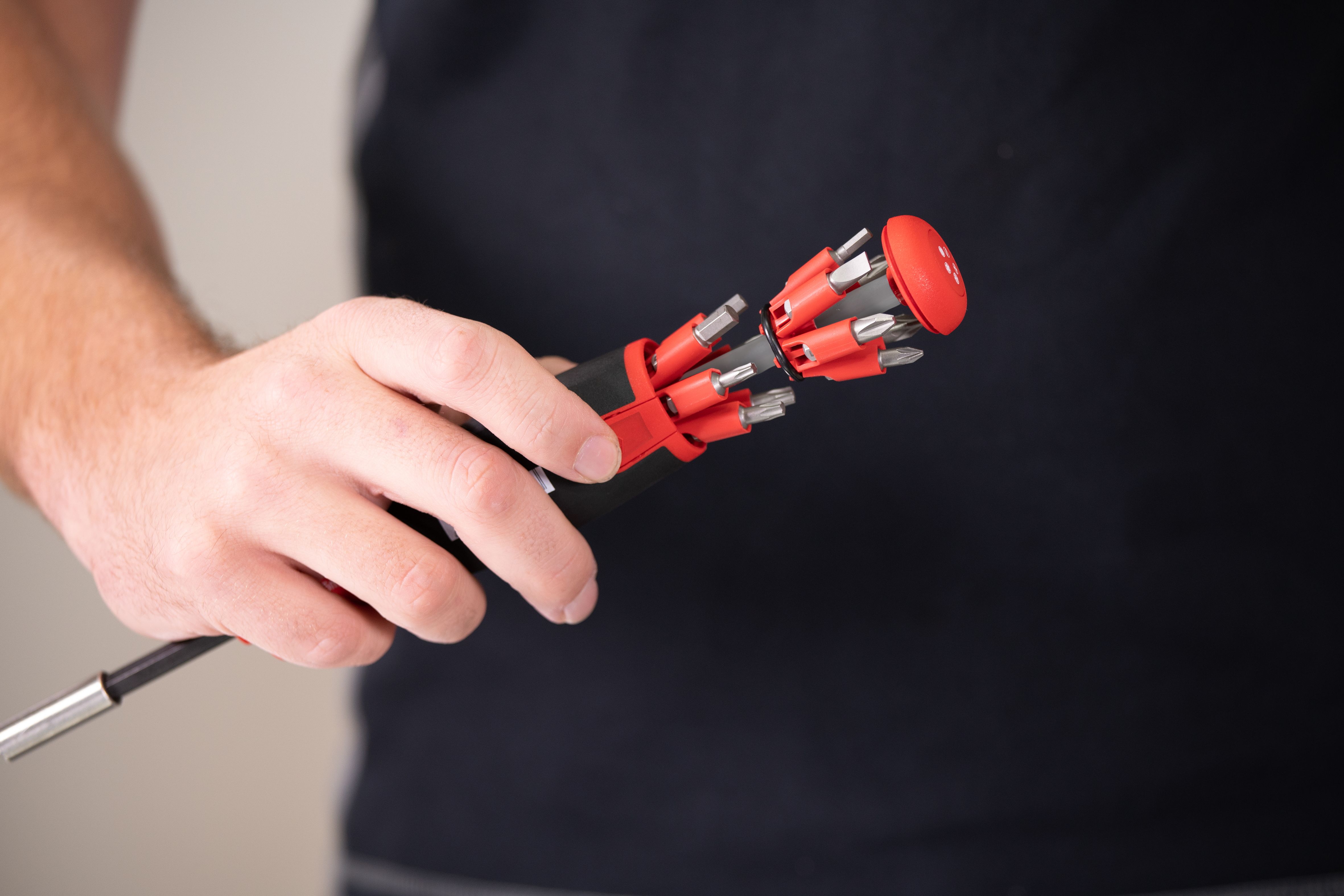 Wiha Schraubendreher mit Bit Magazin LiftUp 25 magnetisch, gemischt mit 12 Bits, 1/4" in Blister