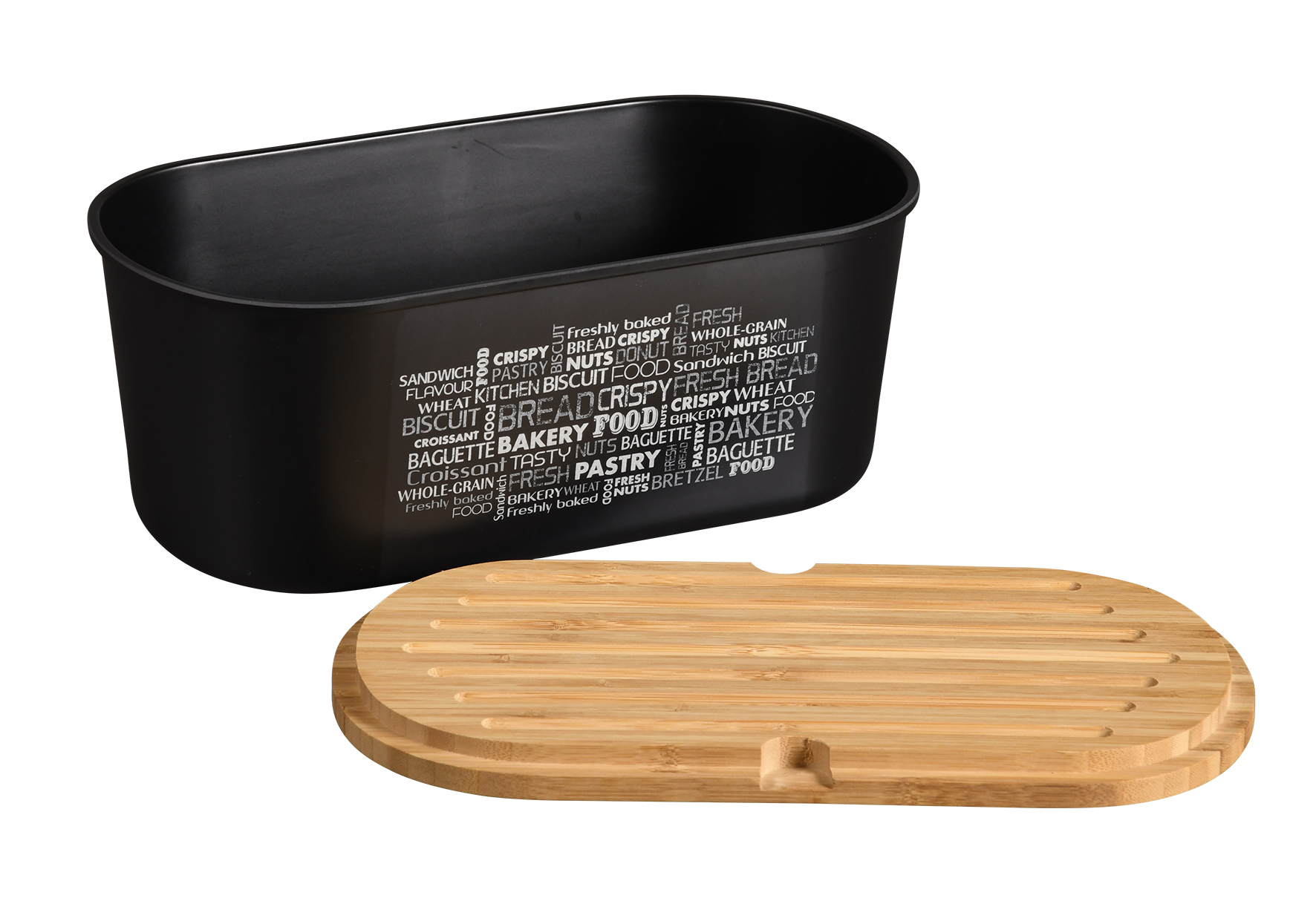 Kesper Brotbox, schwarz, FSC, 34 x 14 x 18 cm Kesper Brotbox, schwarz, FSC, 34 x 14 x 18 cm