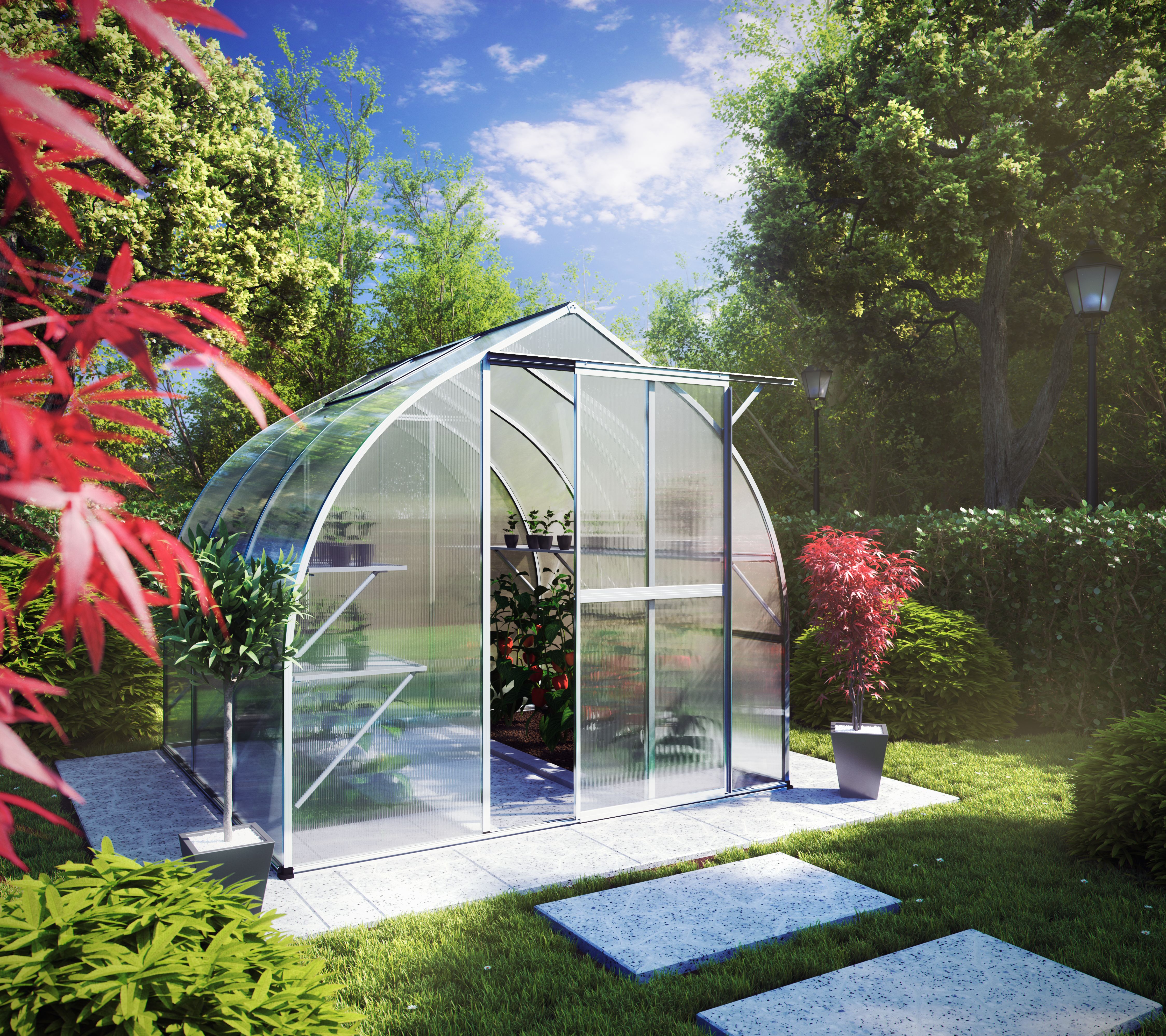 KGT Gewächshaus Rhodo III, pressblank KGT Gewächshaus Rhodo III, pressblank