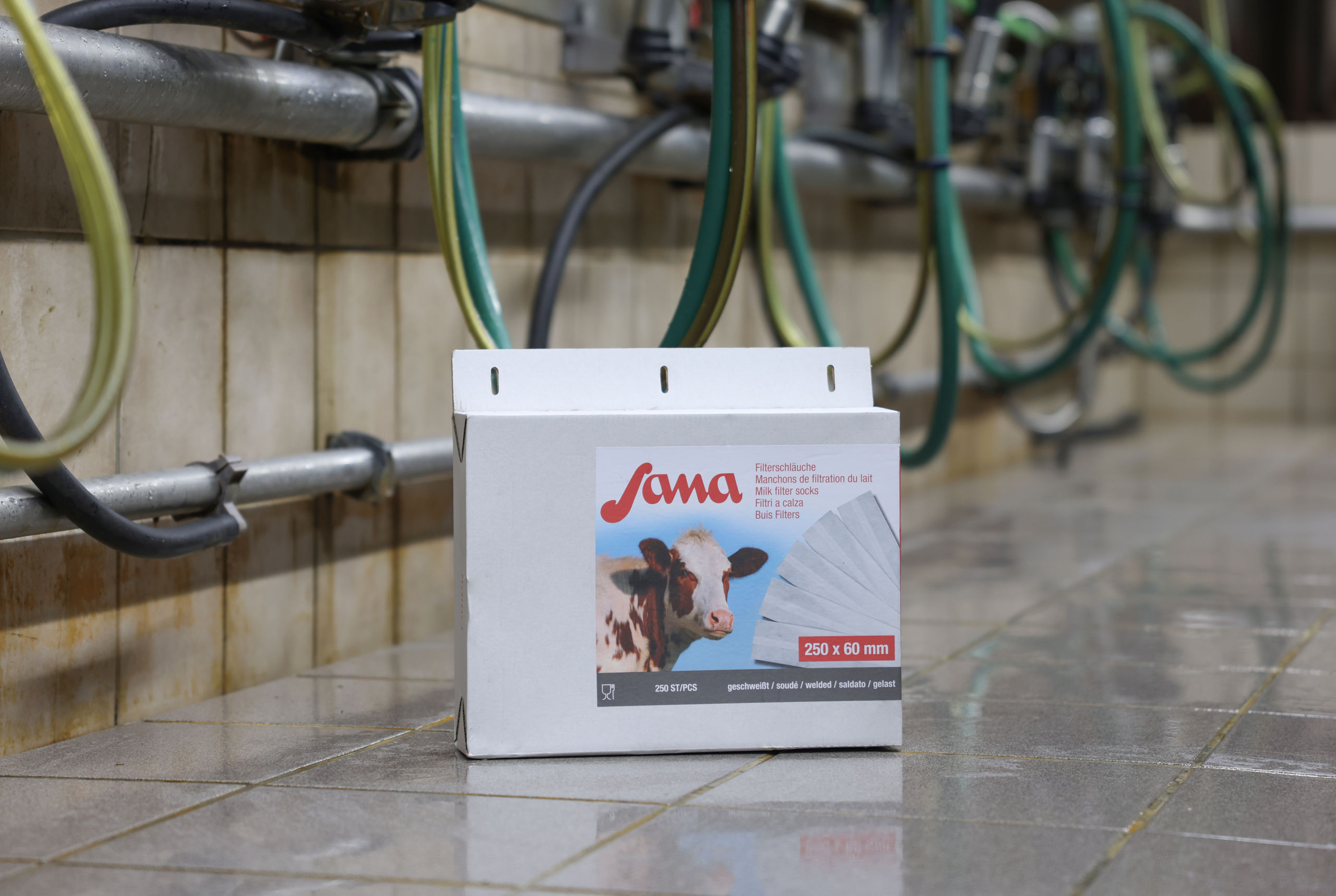 Kerbl Milchfilter Sana 250 x 57 mm geschweißt, 75g, 250 Stk.