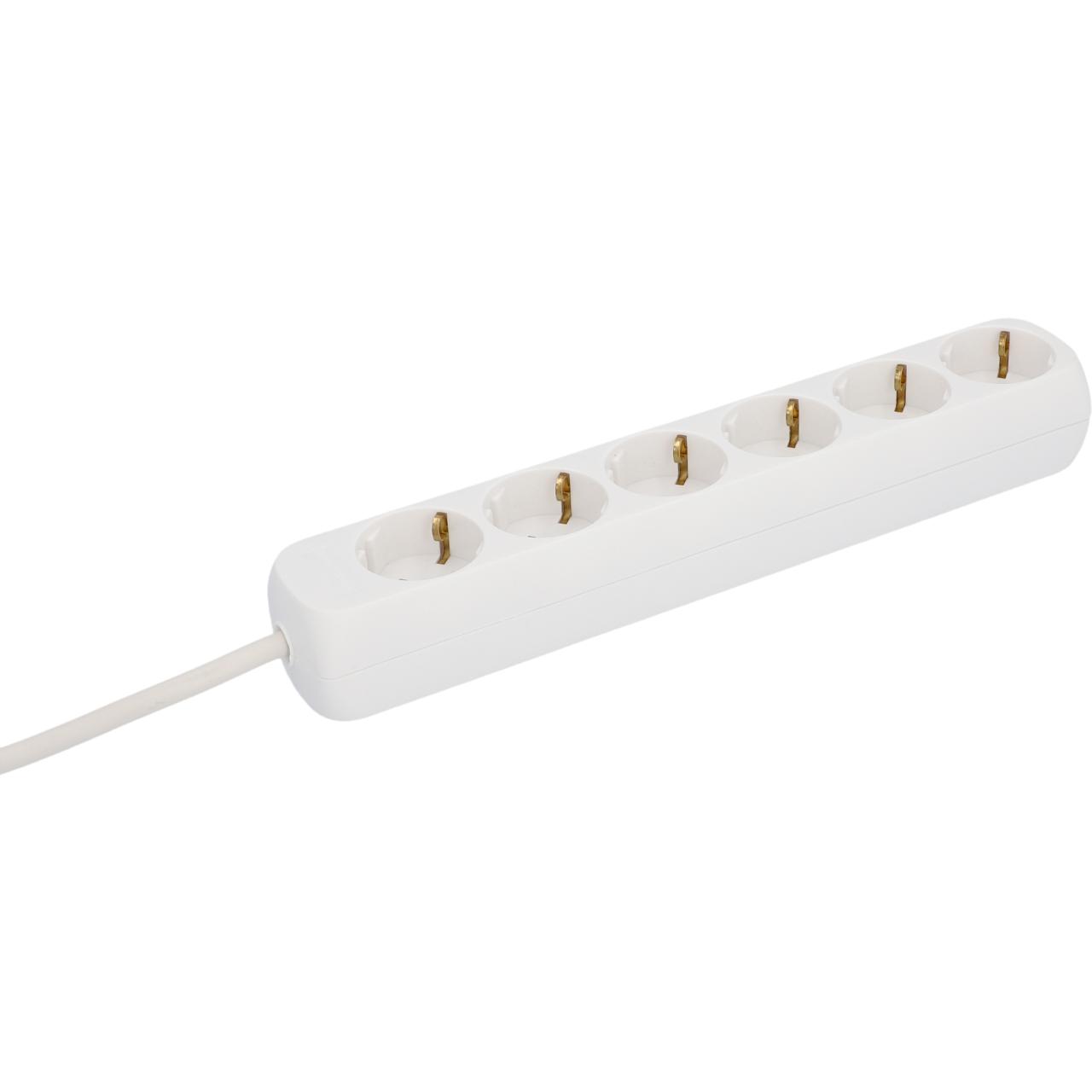 077025  TISCHSTECKDOSE 6-FACH WS,3G1,5MM² 1,4M