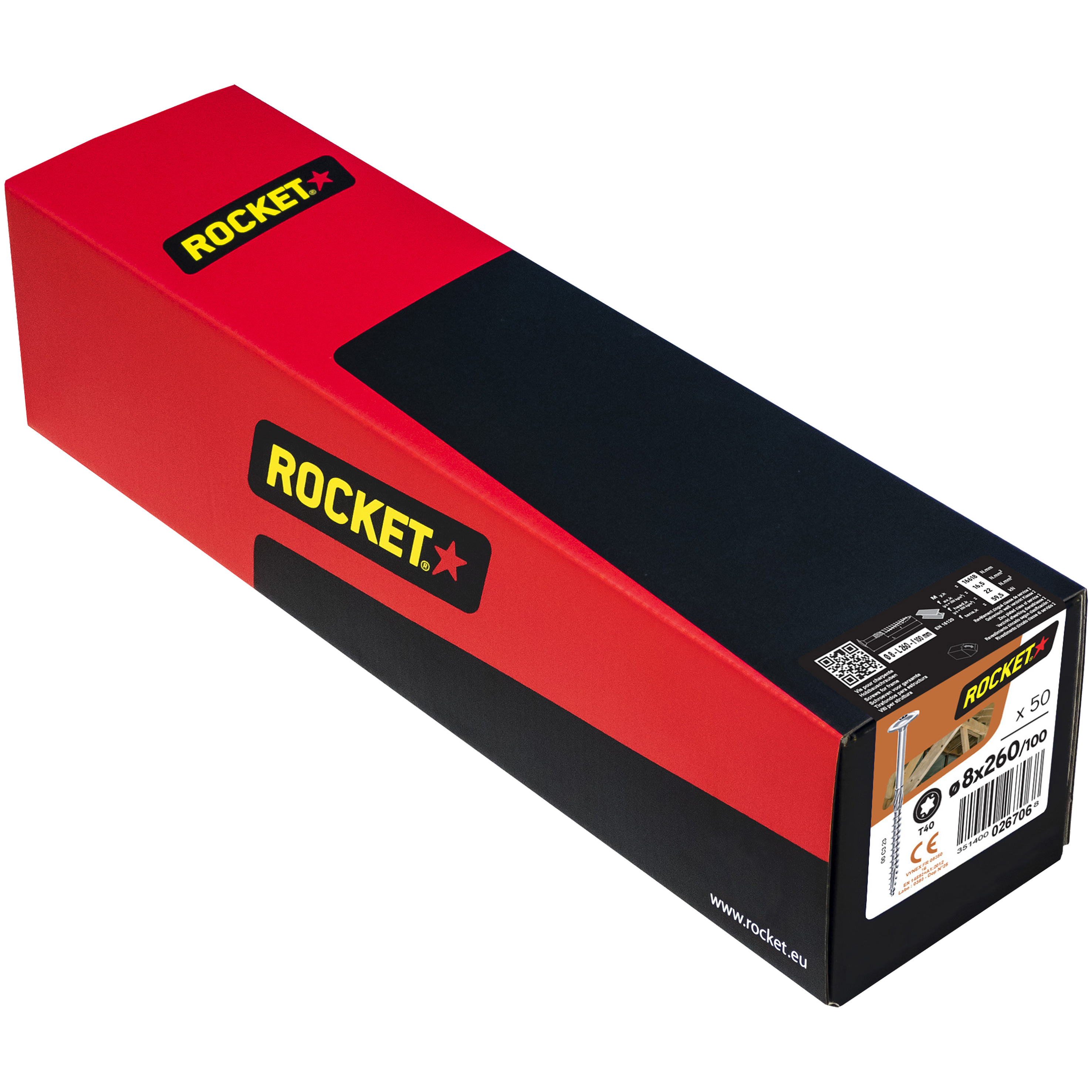 Rocket TKHb. 8,0 x 260 vz TG Rocket TKHb. 8,0 x 260 vz TG