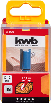754520-300 Kwb Hartmetall-Nutfräser, 12 mm
