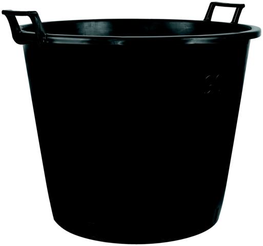 348790-34406014-L PFLANZCONTAINERTOPF M.GRIFF 60CM SCHWARZ