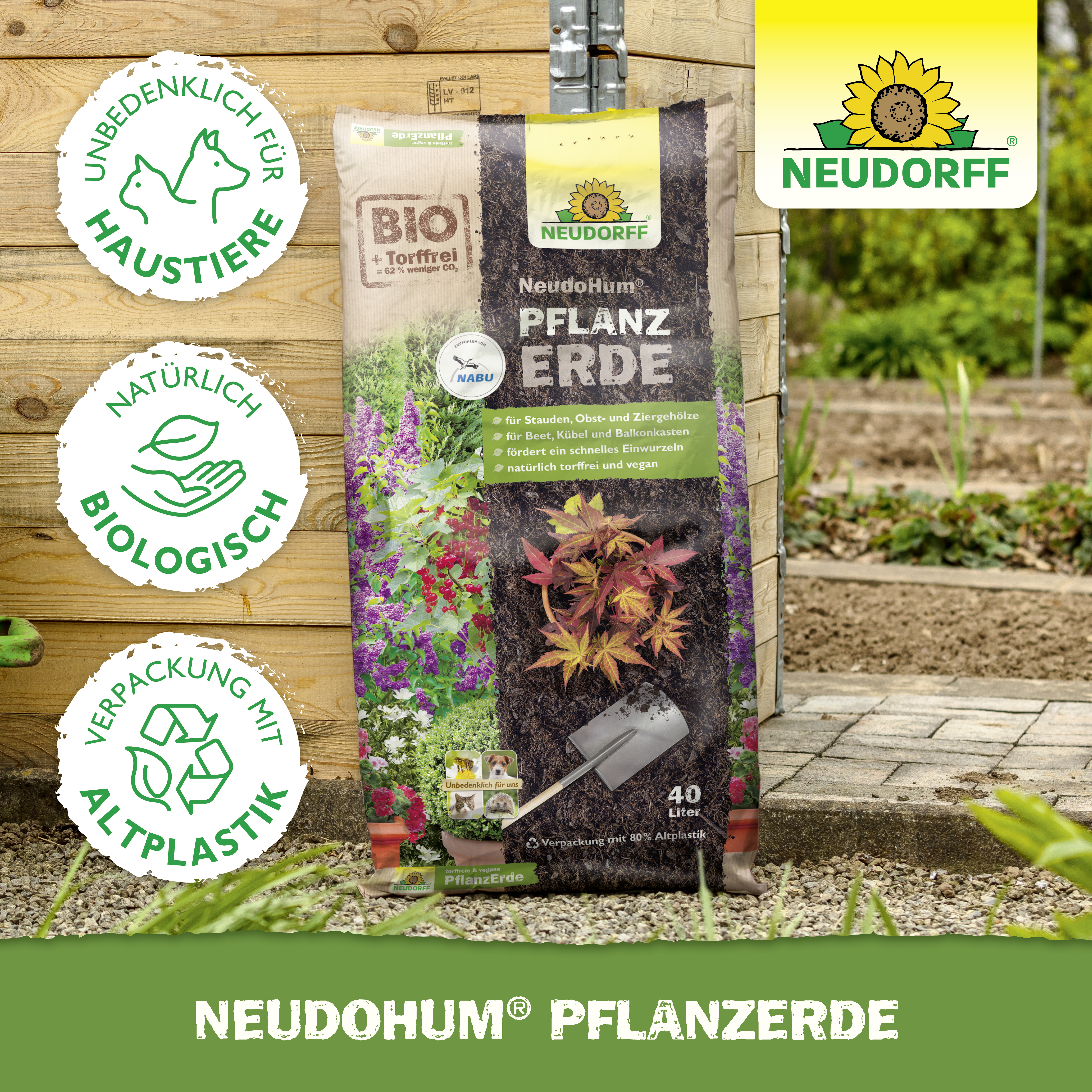Neudorff NeudoHum PflanzErde, 75 l