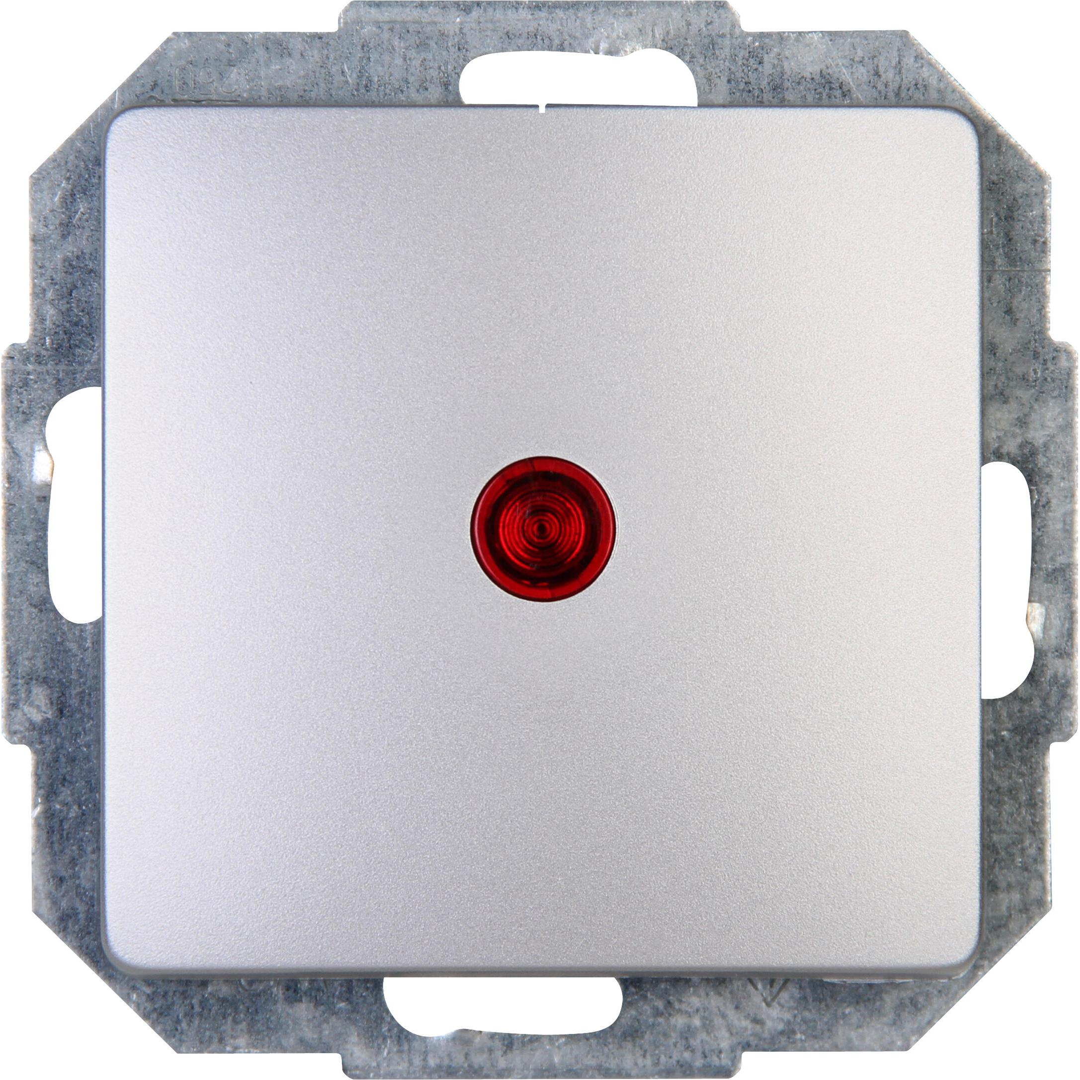 Kopp PARIS Kontrollschalter, silber Kopp PARIS Kontrollschalter, silber