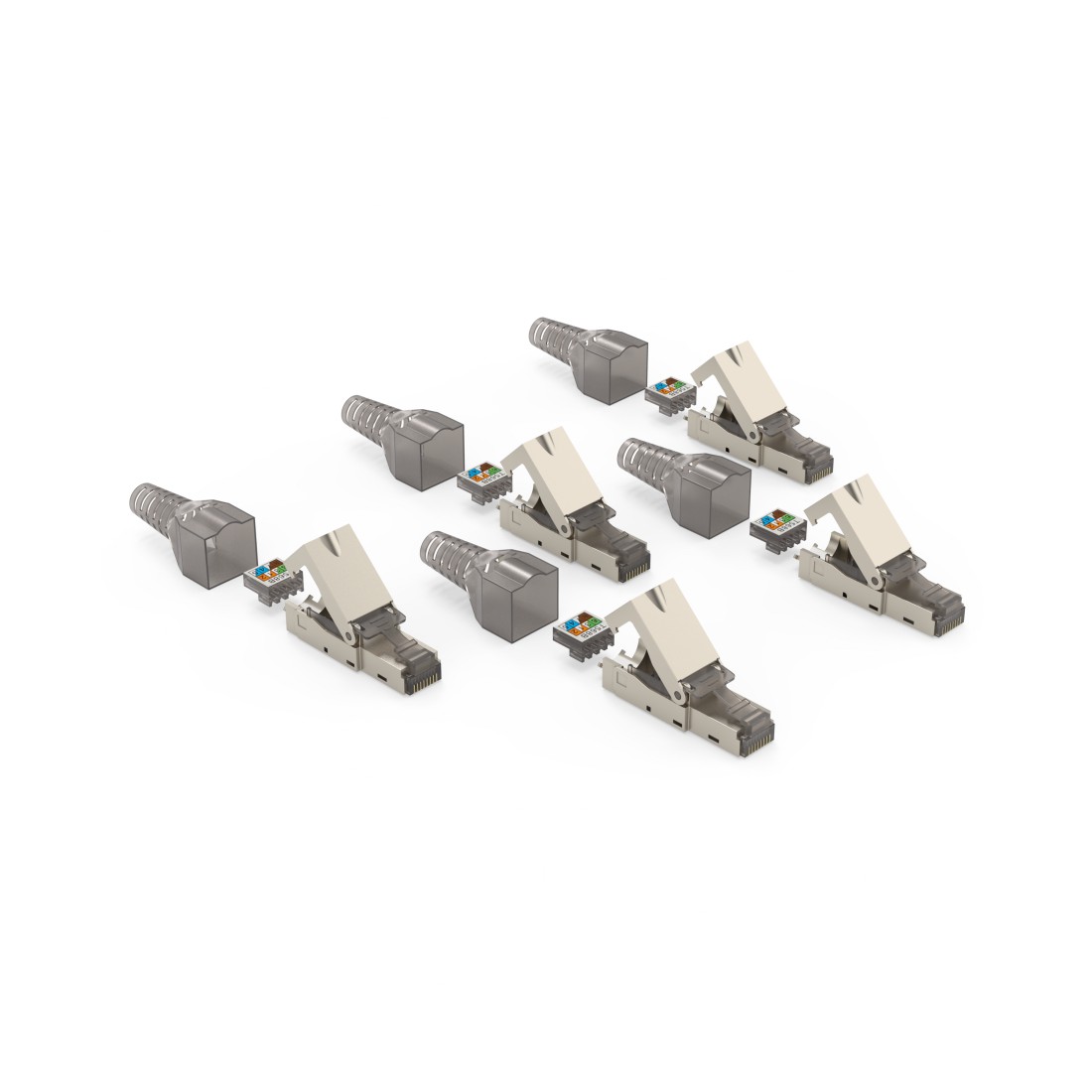 Hama Netzwerkstecker, CAT-6a, 5 St. Hama Netzwerkstecker, CAT-6a, 5 St.