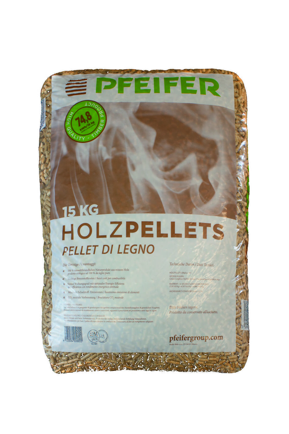 Pfeifer Pellets, 15 kg
