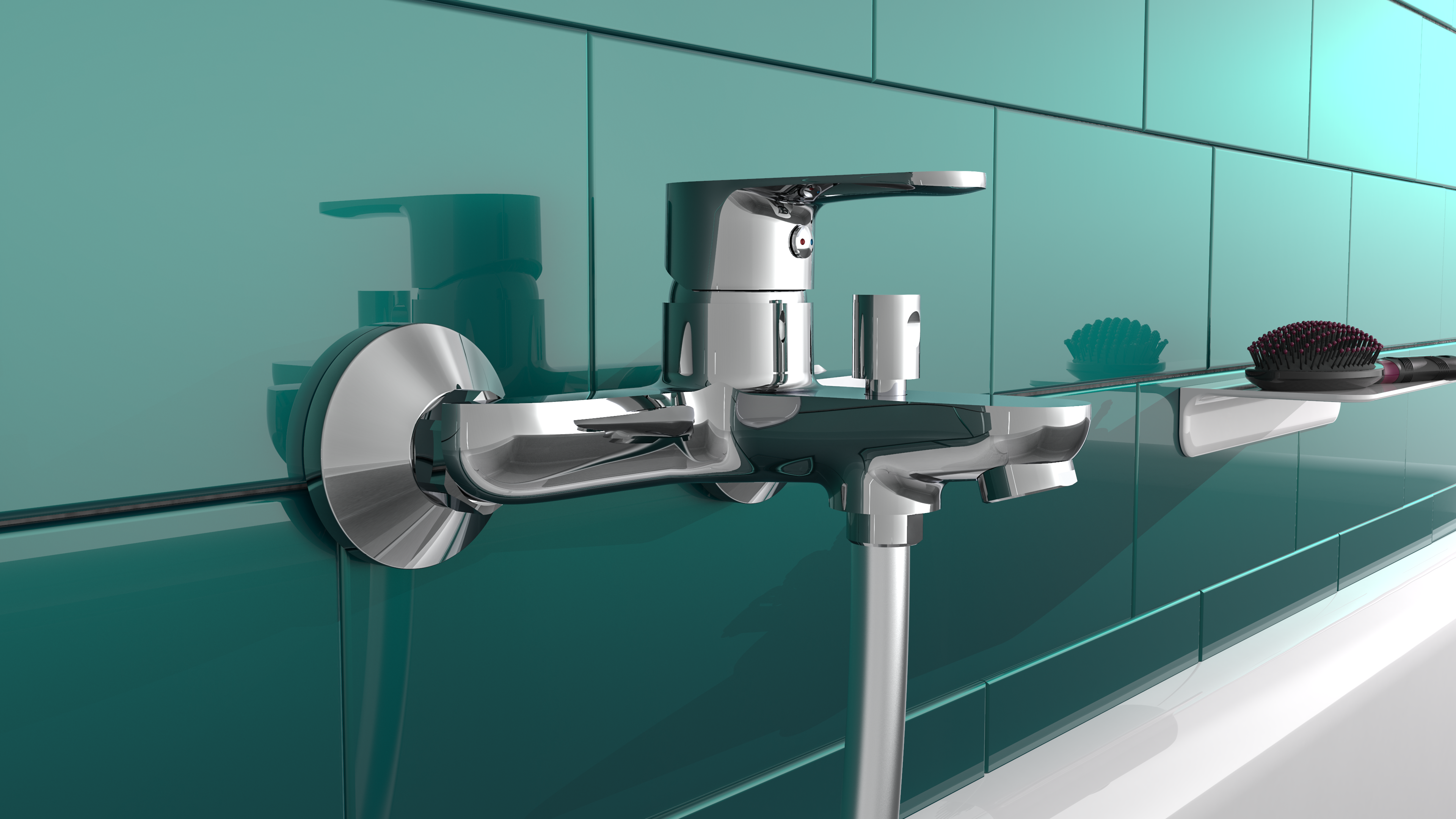 Schütte Wannenfüllarmatur Claudio, Chrom Schütte Wannenfüllarmatur Claudio, Chrom