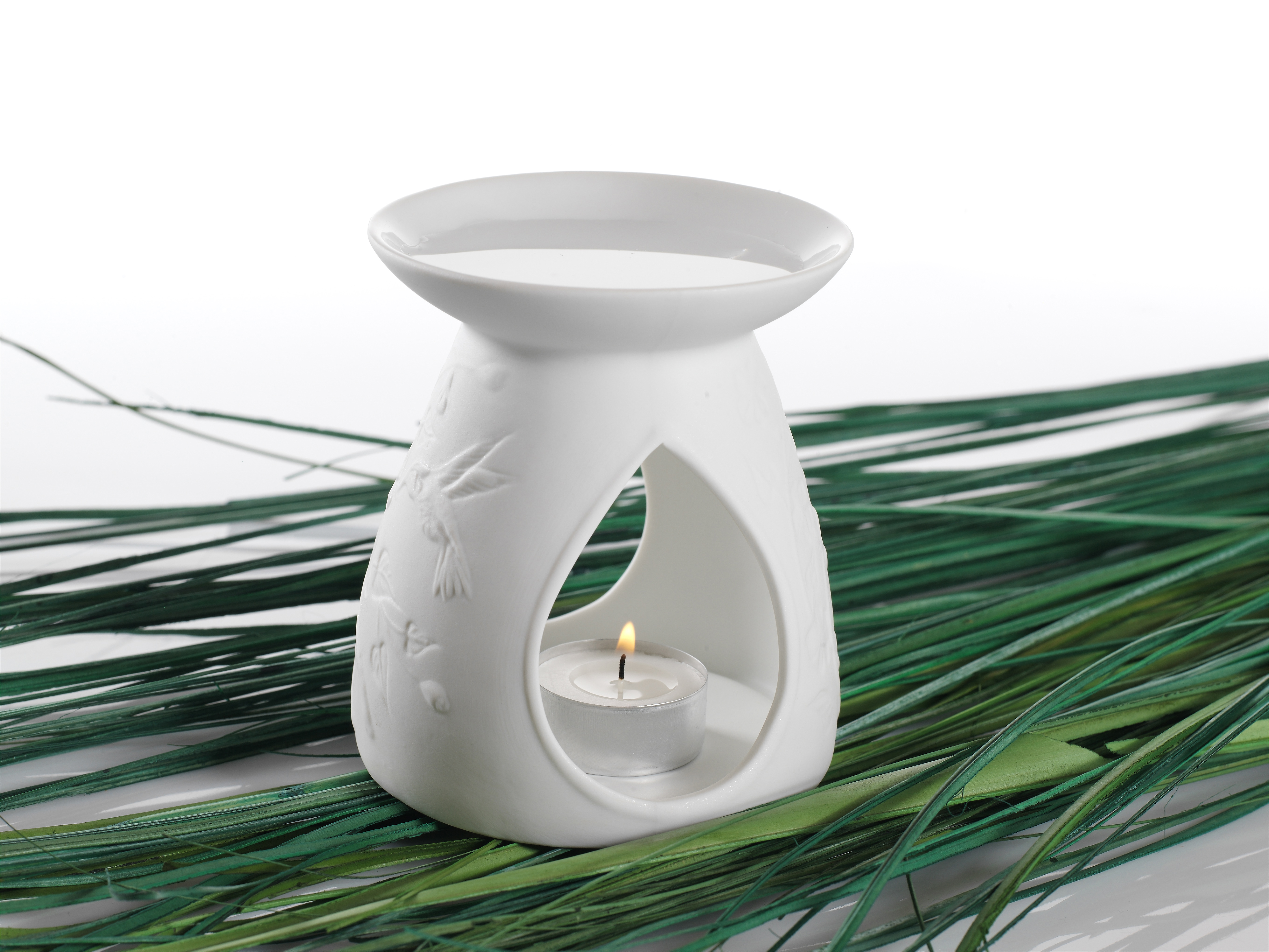 Schlaraffenland Duftlampe VERANO weiß aus Keramik
