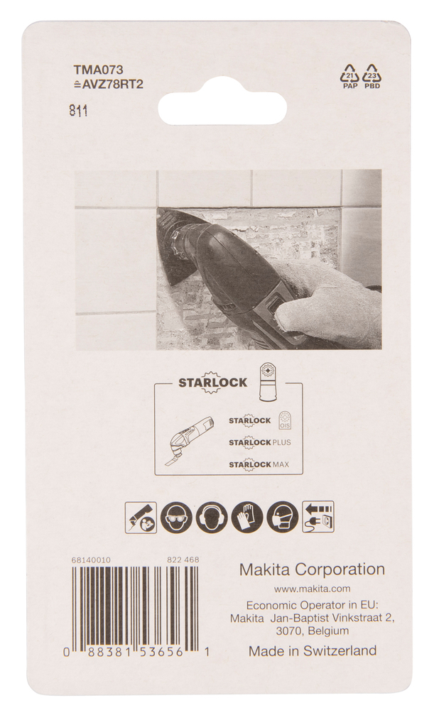 Makita HM-Deltaplatte TMA073, 78 mm