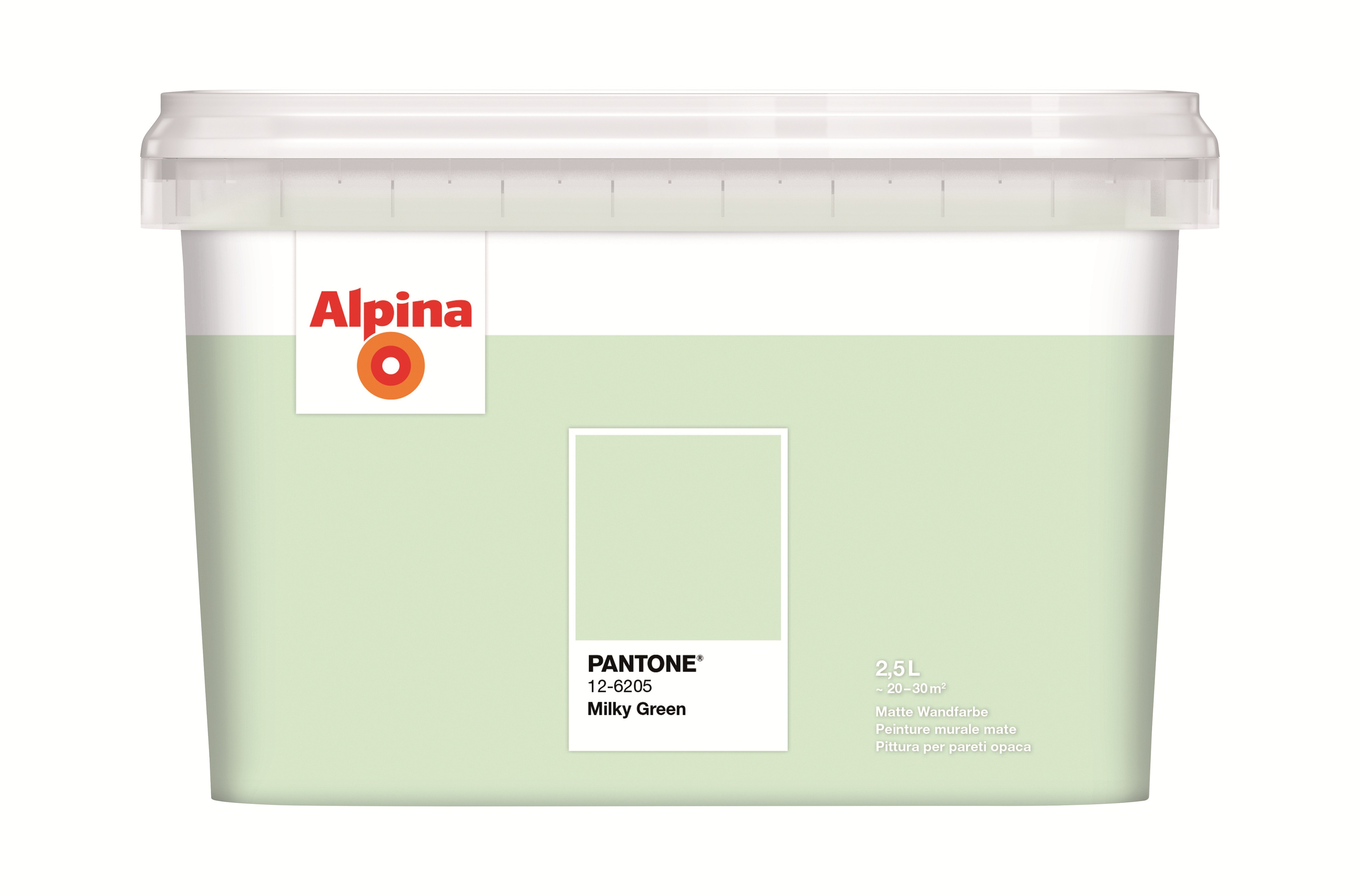 Alpina PANTONE® Milky Green, 2,5 Liter