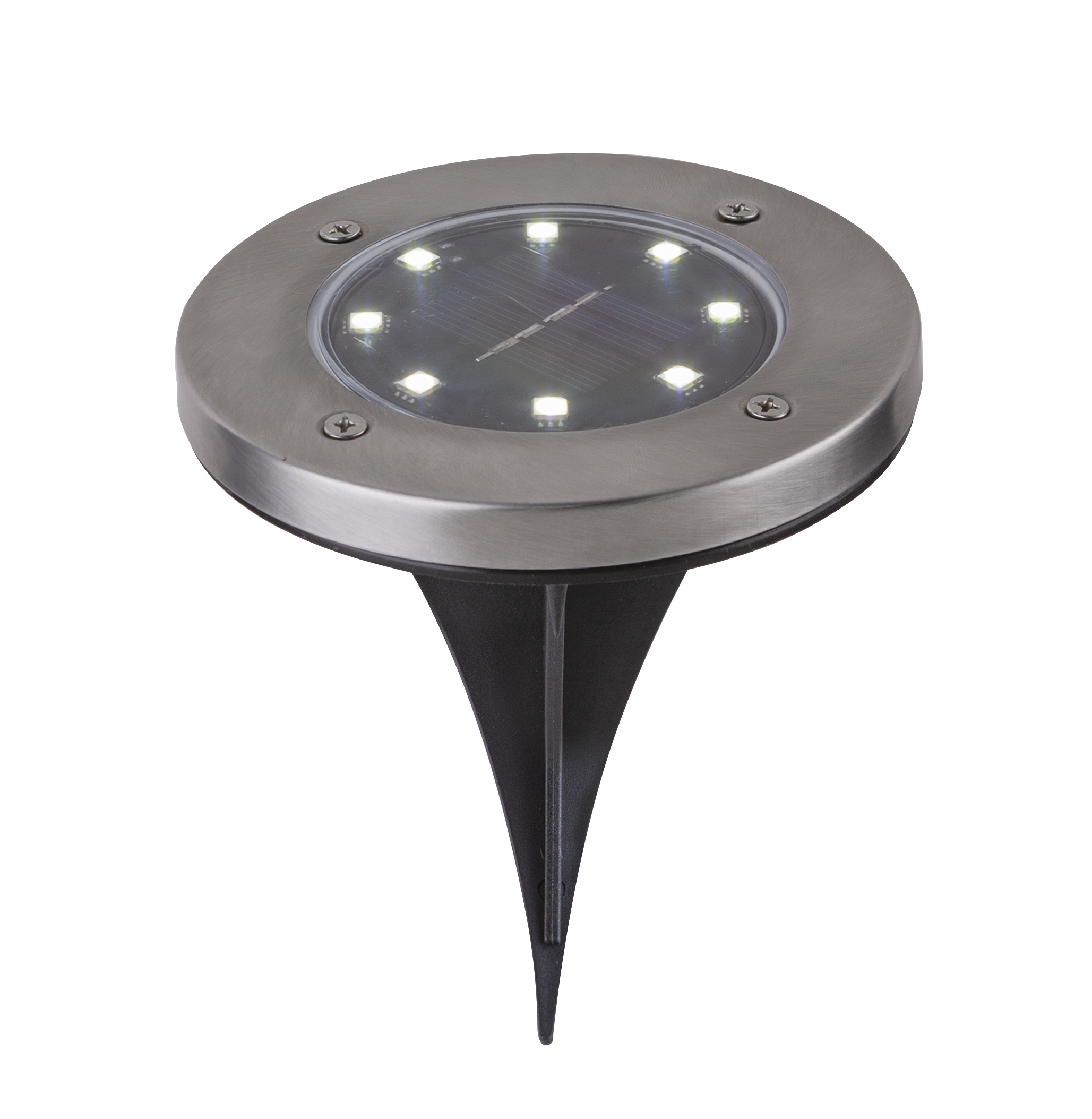 Globo Solarleuchte Edelstahl, 8xLED Globo Solarleuchte Edelstahl, 8xLED