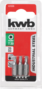 121220-300 Kwb Industry Schraubendreherbit T 20 SB