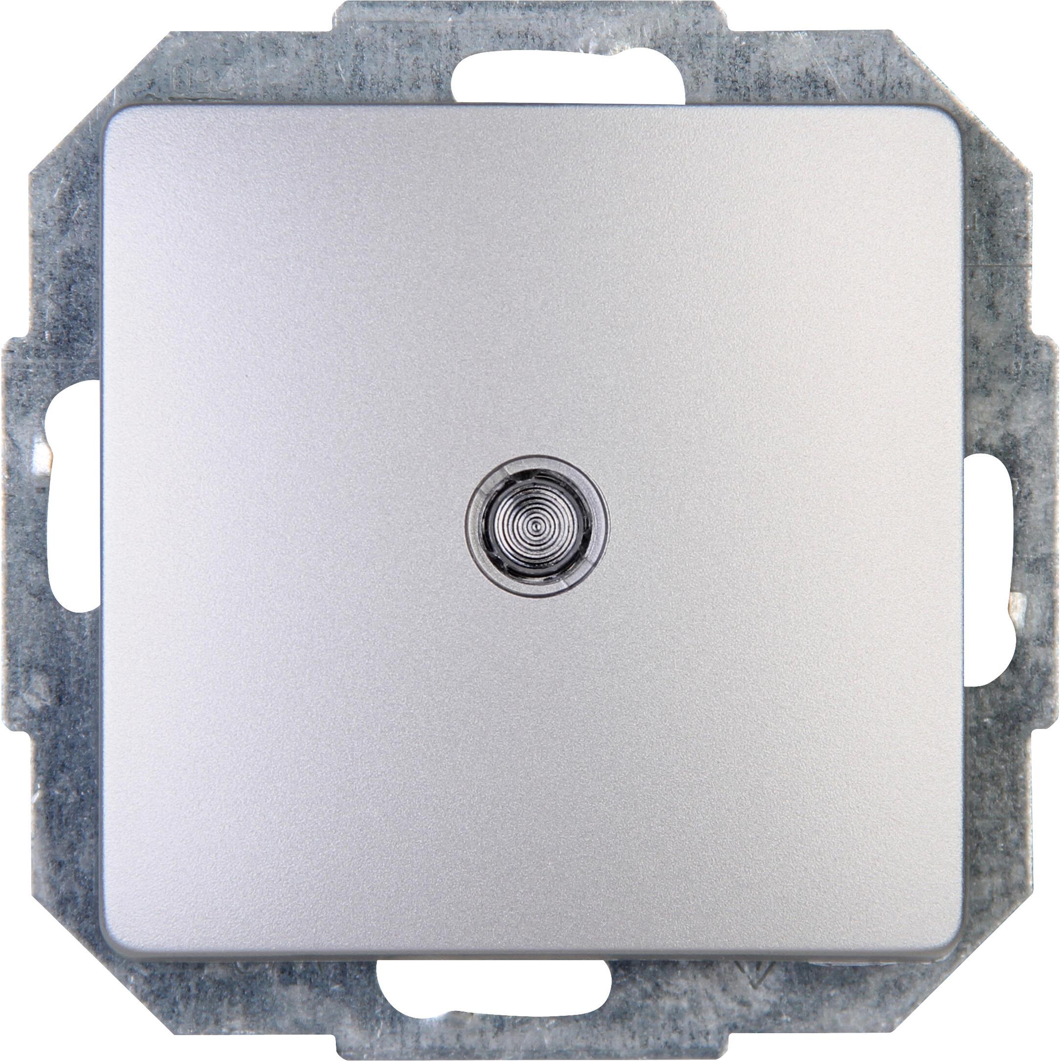 Kopp PARIS Universalschalter beleuchtet, silber Kopp PARIS Universalschalter beleuchtet, silber