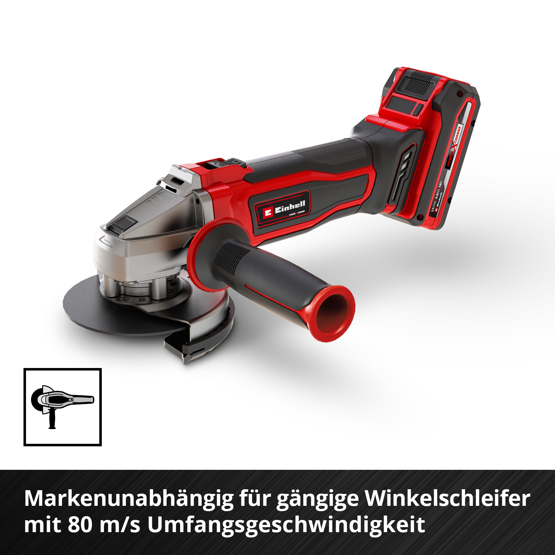 Einhell Inox-Gewebetrennscheiben-Set für Metall, gerade, extra du?nn, in Dose, 50-tlg., Ø 115 x 1 mm