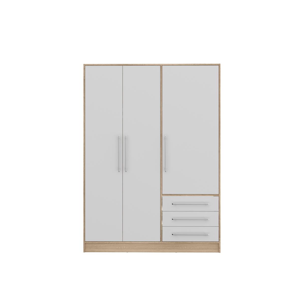 K1600_JPTS84-Q36F-W_04 Forte Kleiderschrank J1, 144 x 200 cm