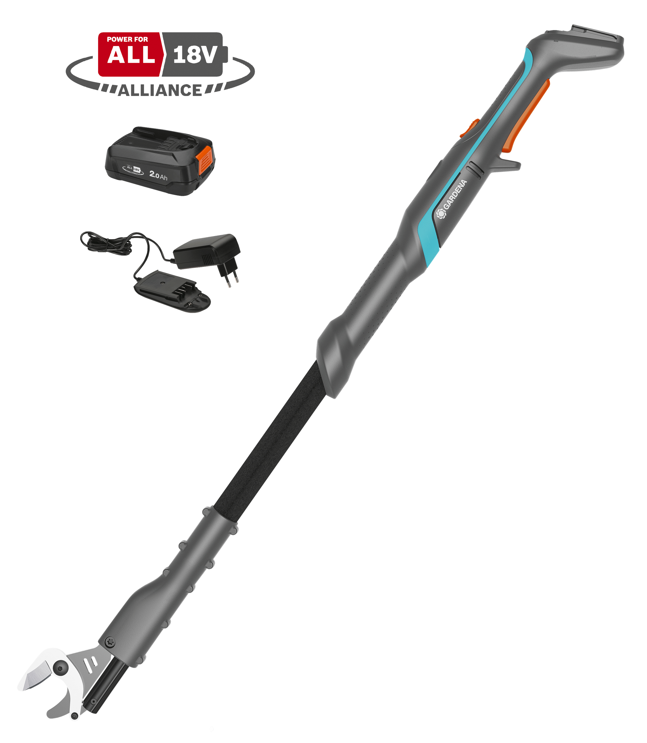 Gardena Akku-Baumschere EasyCut 110/18V P4A Ready-To-Use Set Gardena Akku-Baumschere EasyCut 110/18V P4A Ready-To-Use Set